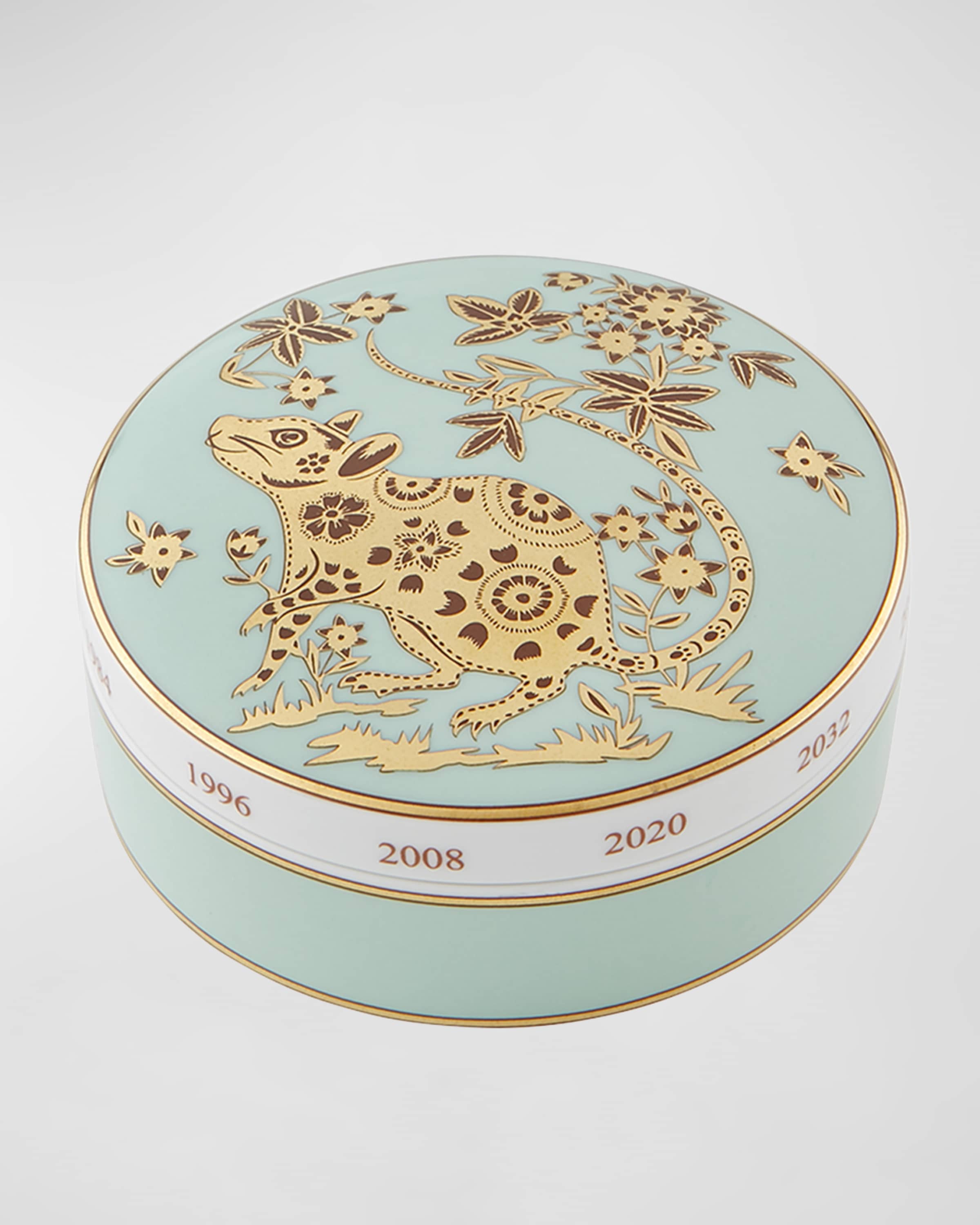 Vista Alegre Large Round Box, Rat