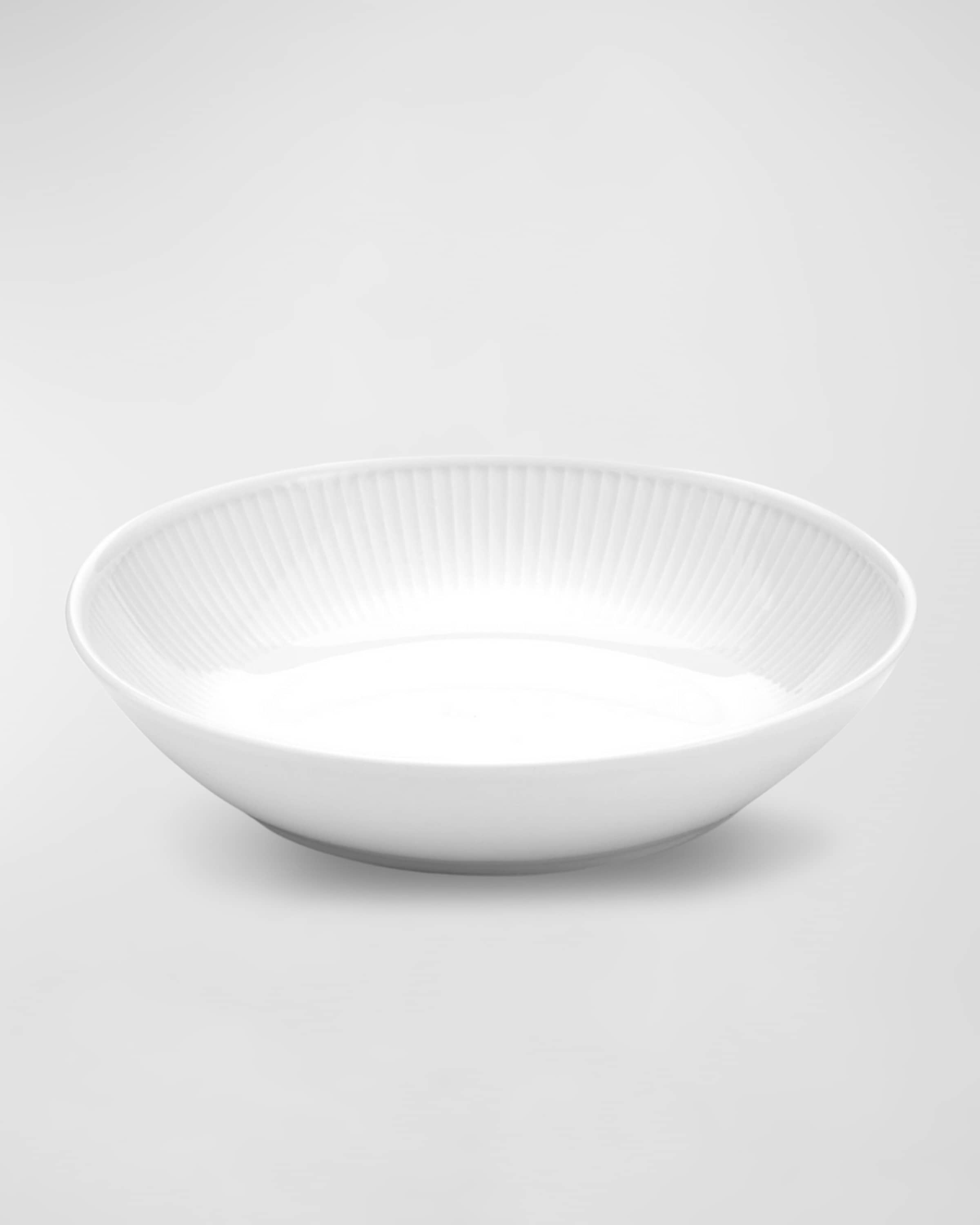PILLIVUYT Plisse Shallow Bowls, Set of 4 