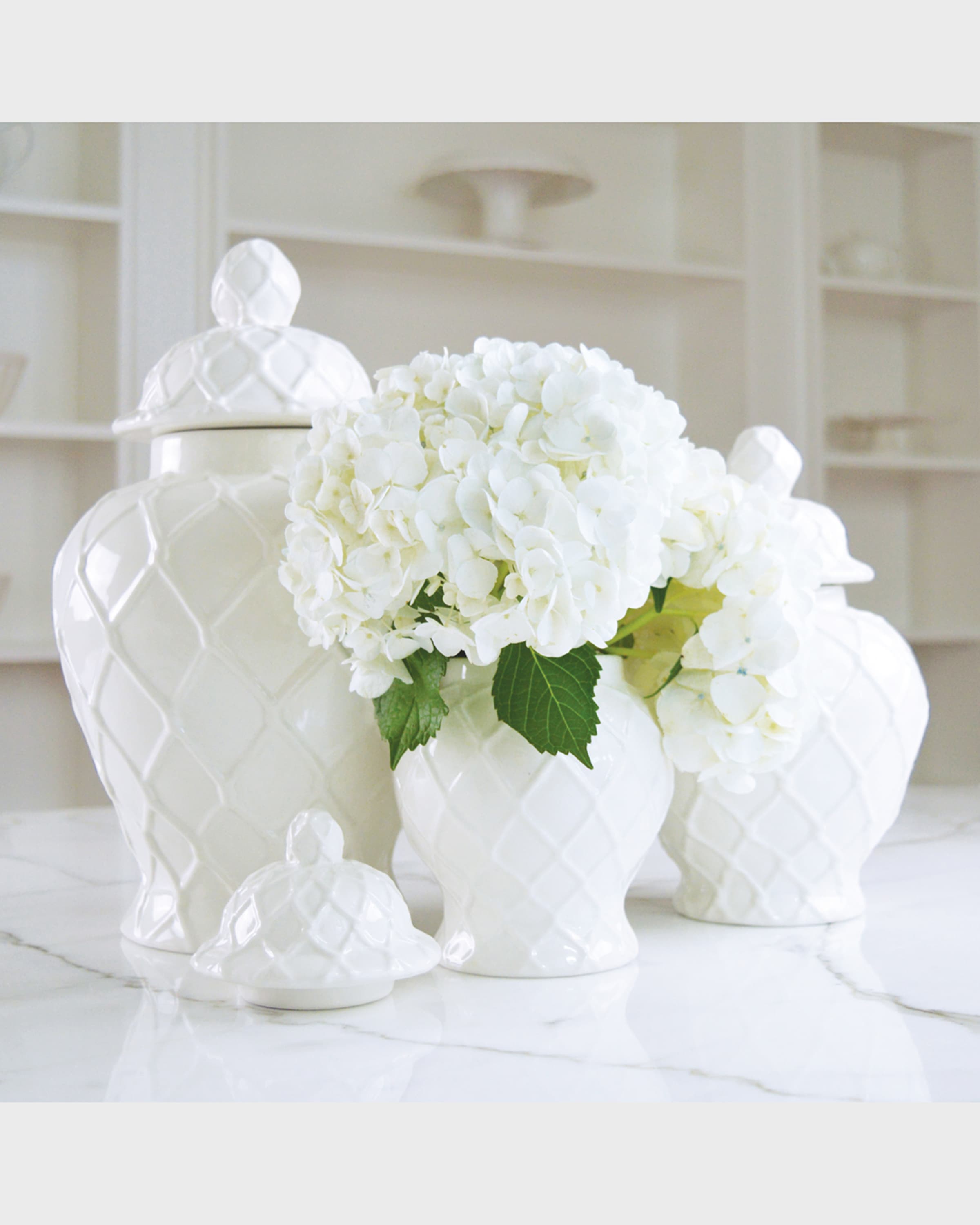 8 Oak Lane Ginger Jar Set & Matching Items Horchow