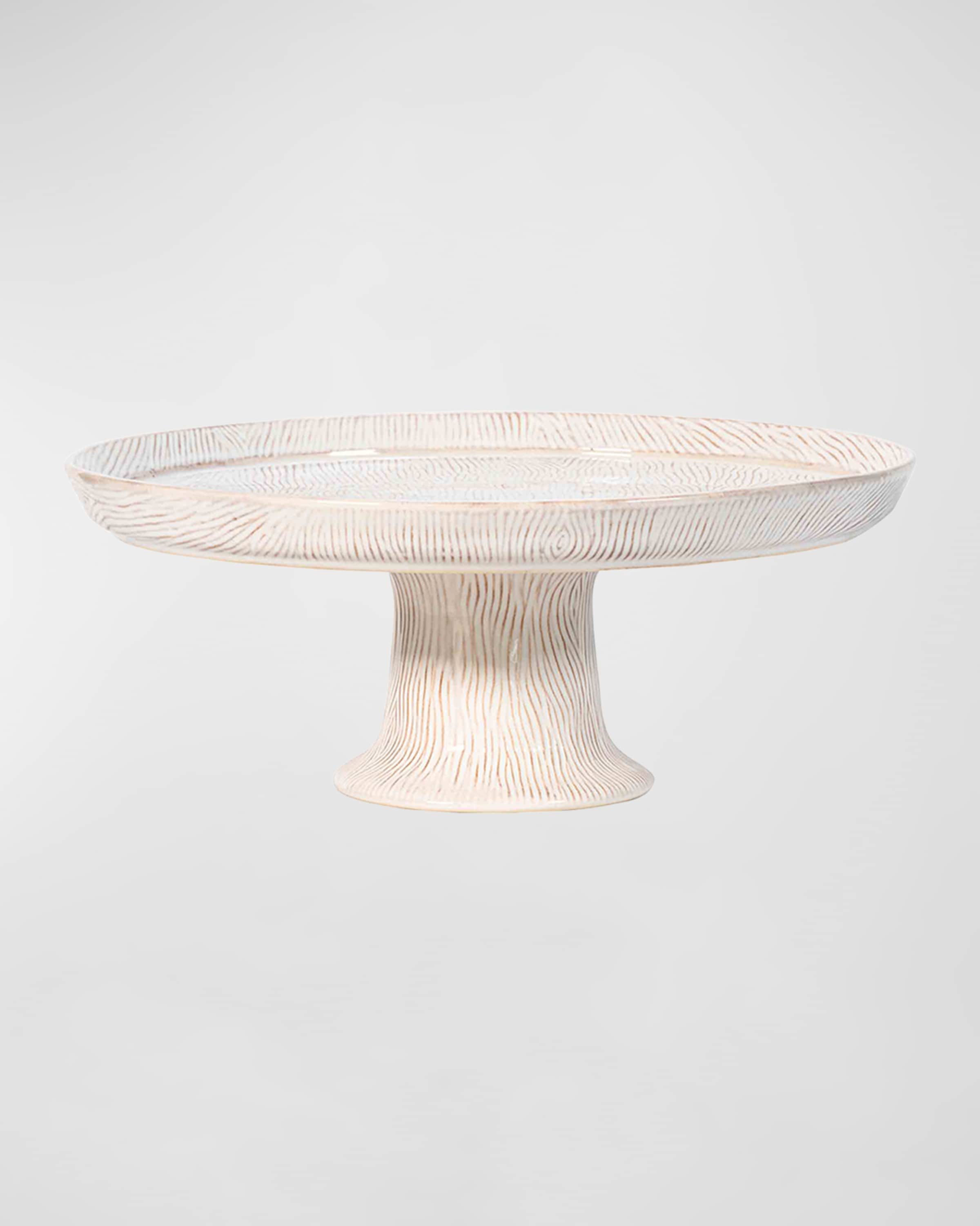 Juliska Blenheim Oak Whitewash Cake Pedestal
