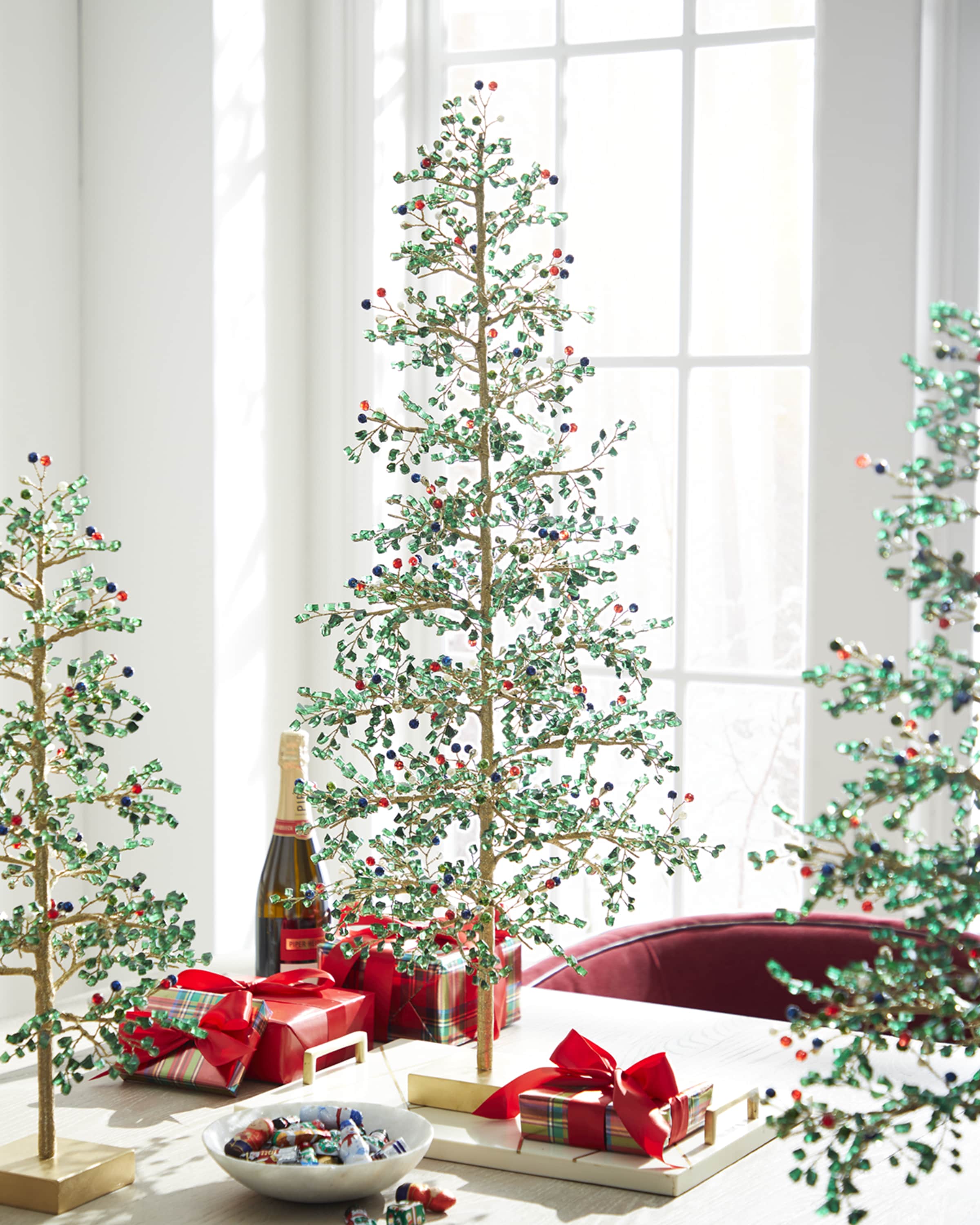 Neiman Marcus Classic Christmas Trees & Matching Items Horchow