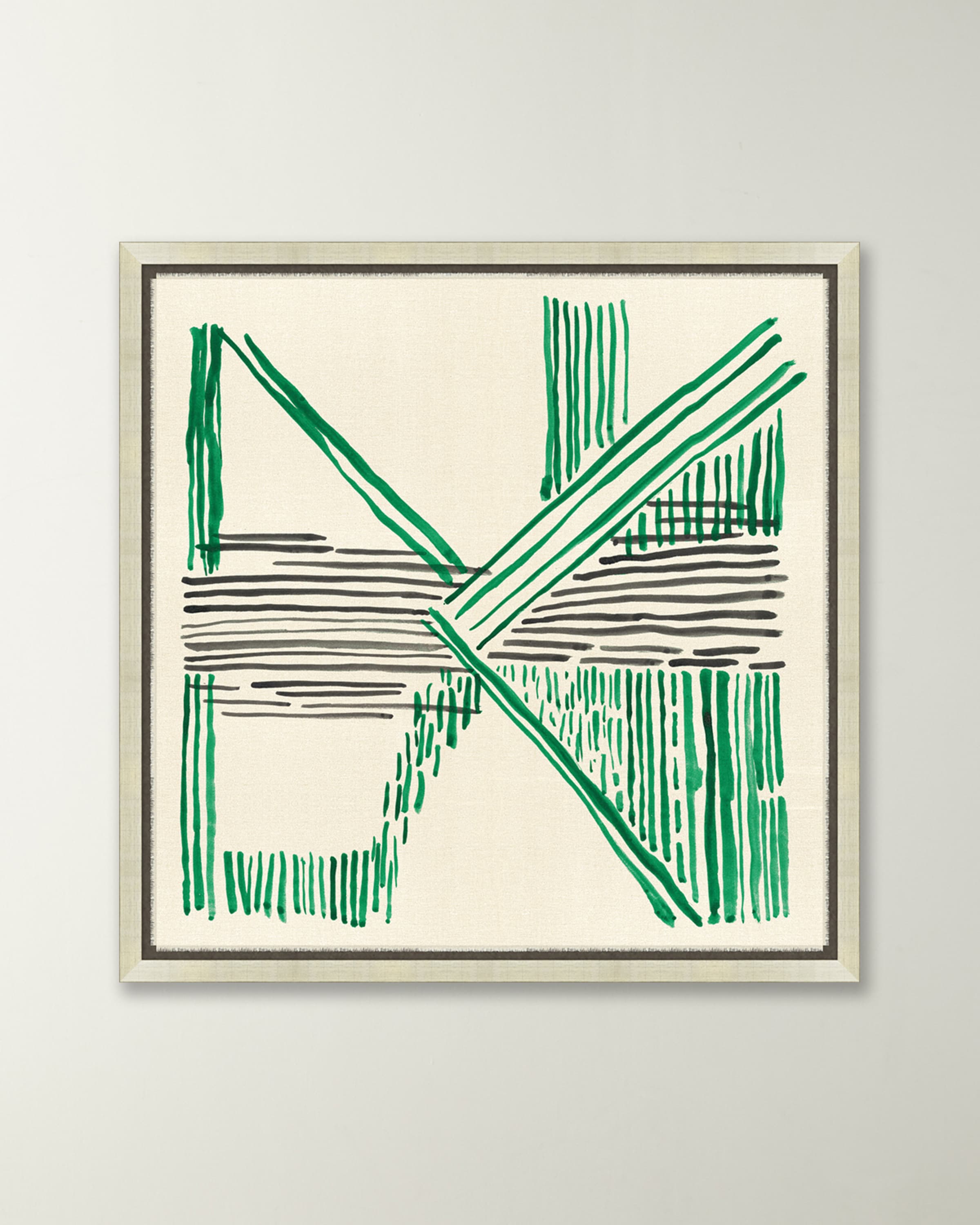 "Dimensional Lines 4" Giclee Wall Art