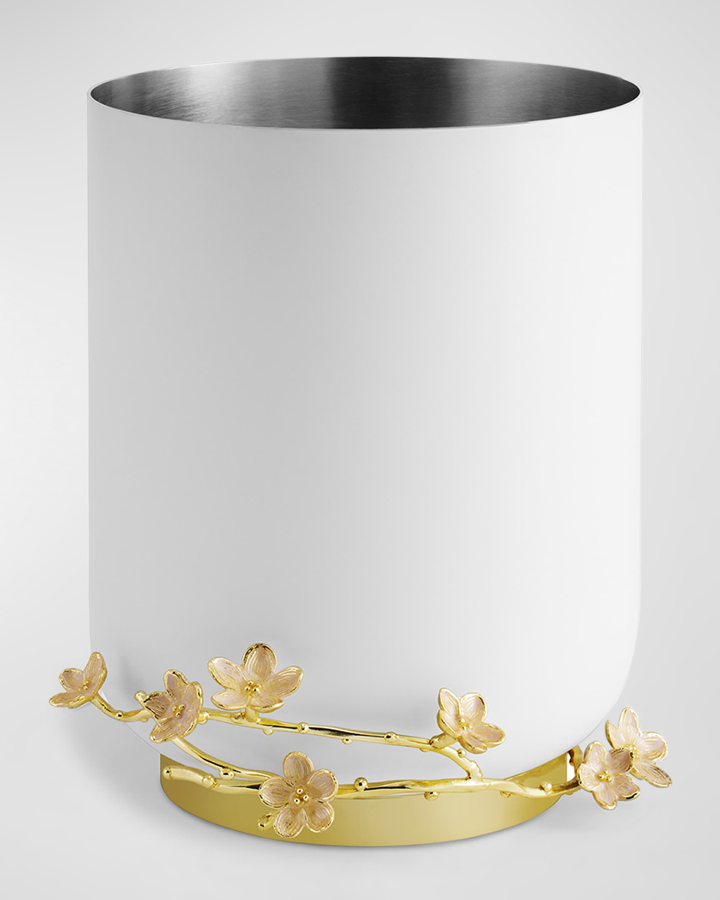 Michael Aram Cherry Blossom Wastebasket