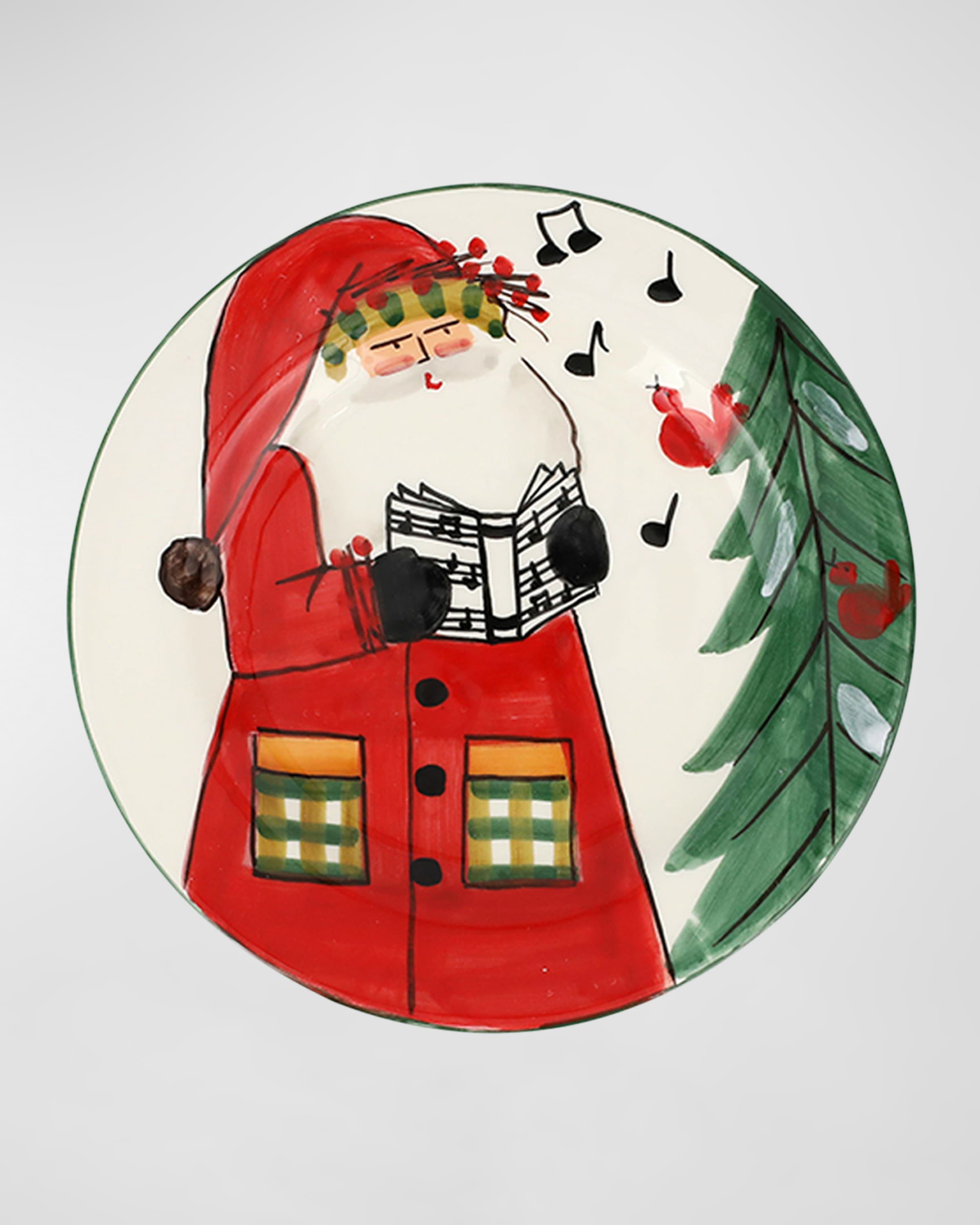 Vietri Old St. Nick 2023 Limited Edition Salad Plate 