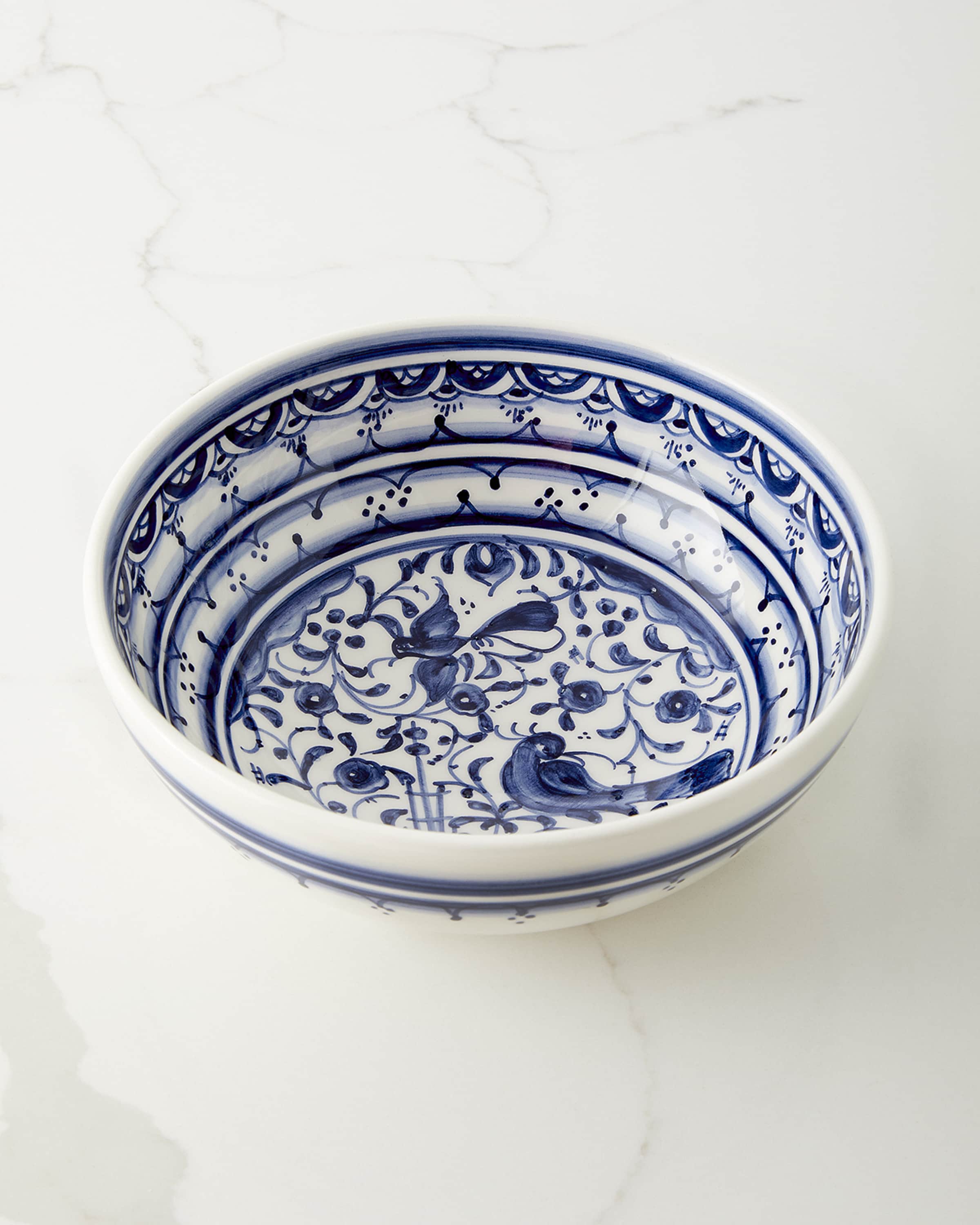 Neiman Marcus Pavoes Cereal Bowls, Set of 4