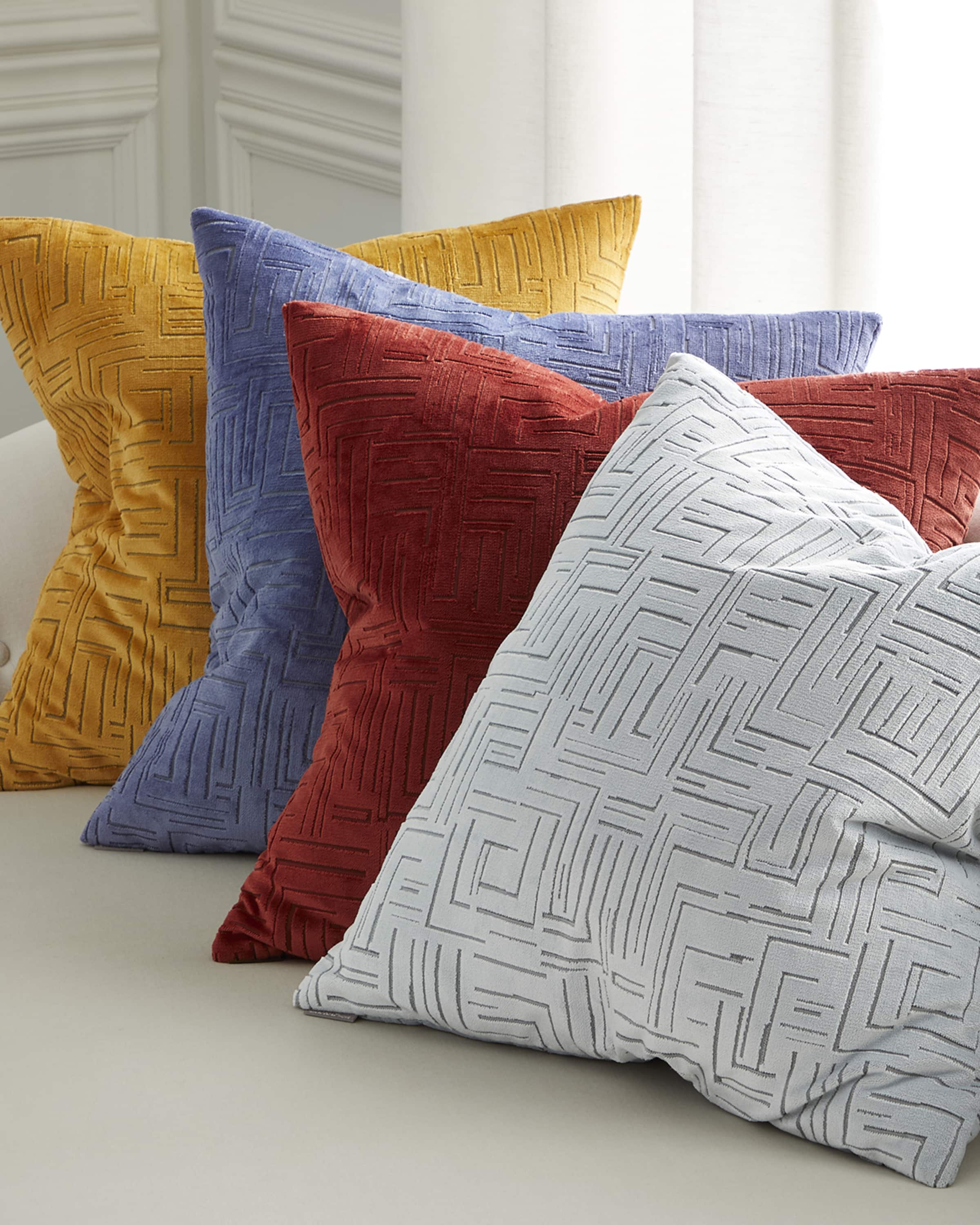 D.V. Kap Home: Luxury Throw & Accent Pillows