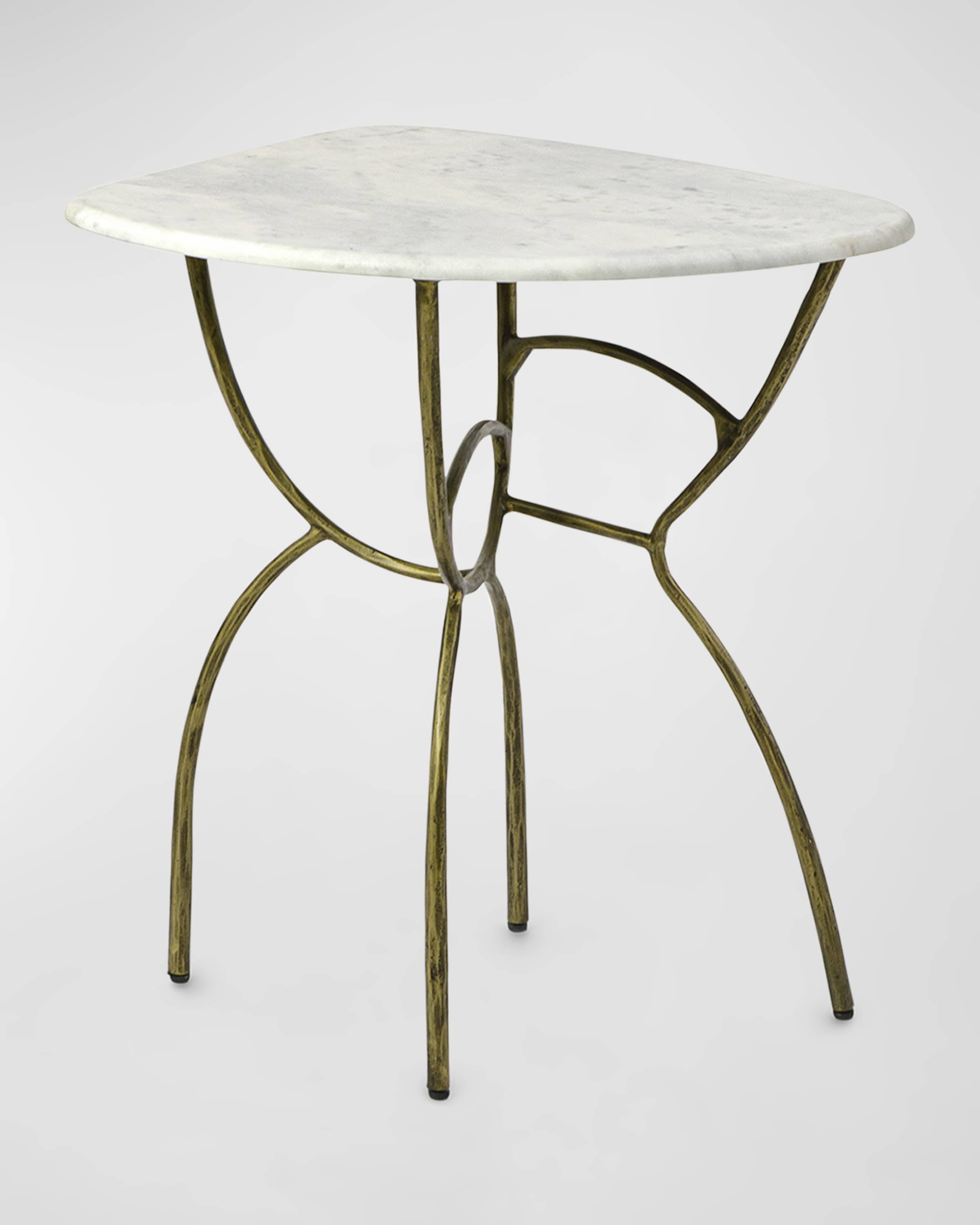 Palecek Alexi Marble Side Table Collection & Matching Items Horchow