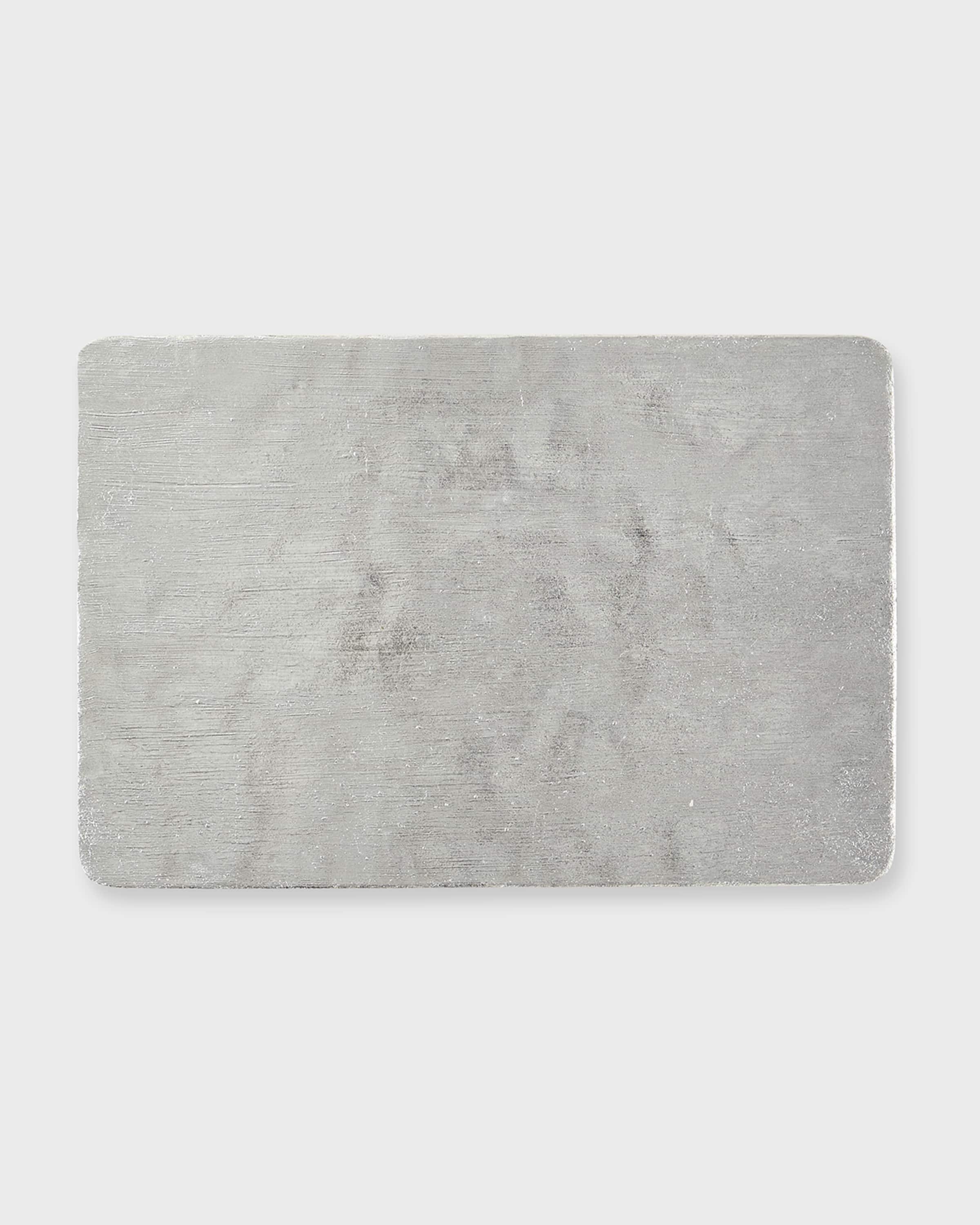Nomi K Brushstroke Silver-Plated Rectangular Placemat 