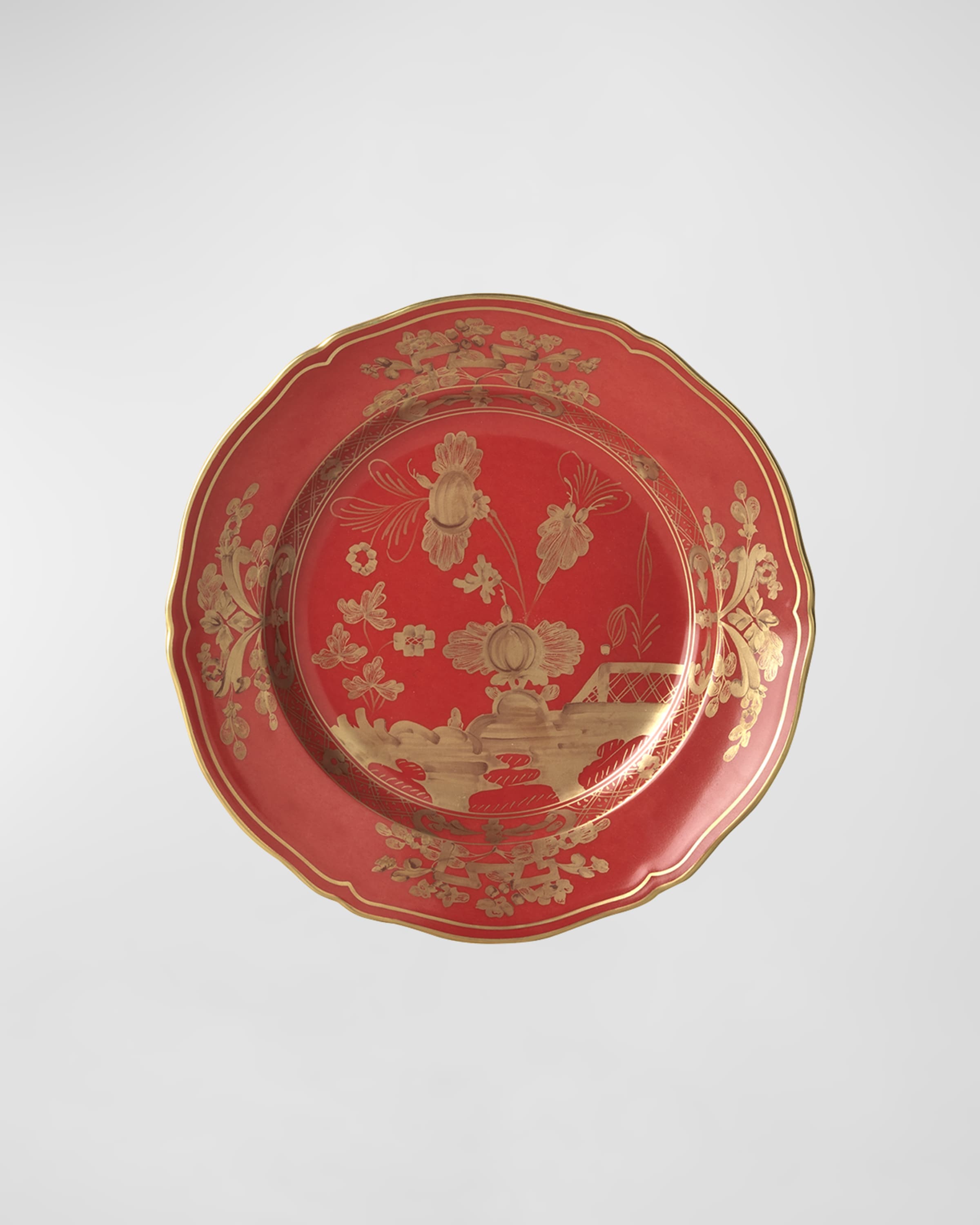 GINORI 1735 Oriente Italiano Rubrum Dessert Plate