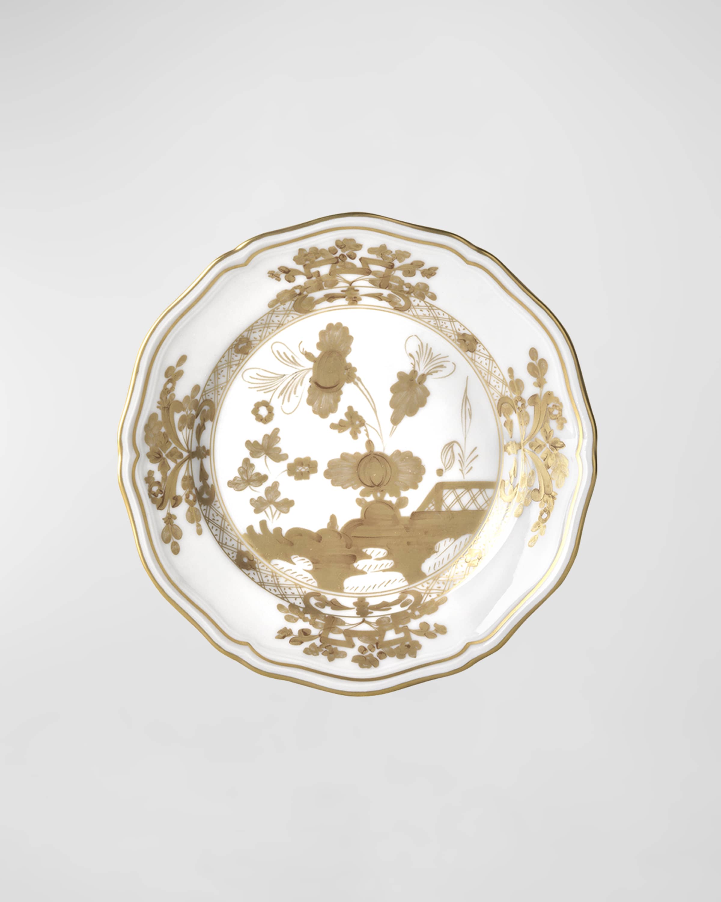 GINORI 1735 Oriente Italiano Aurum Bread Plate 