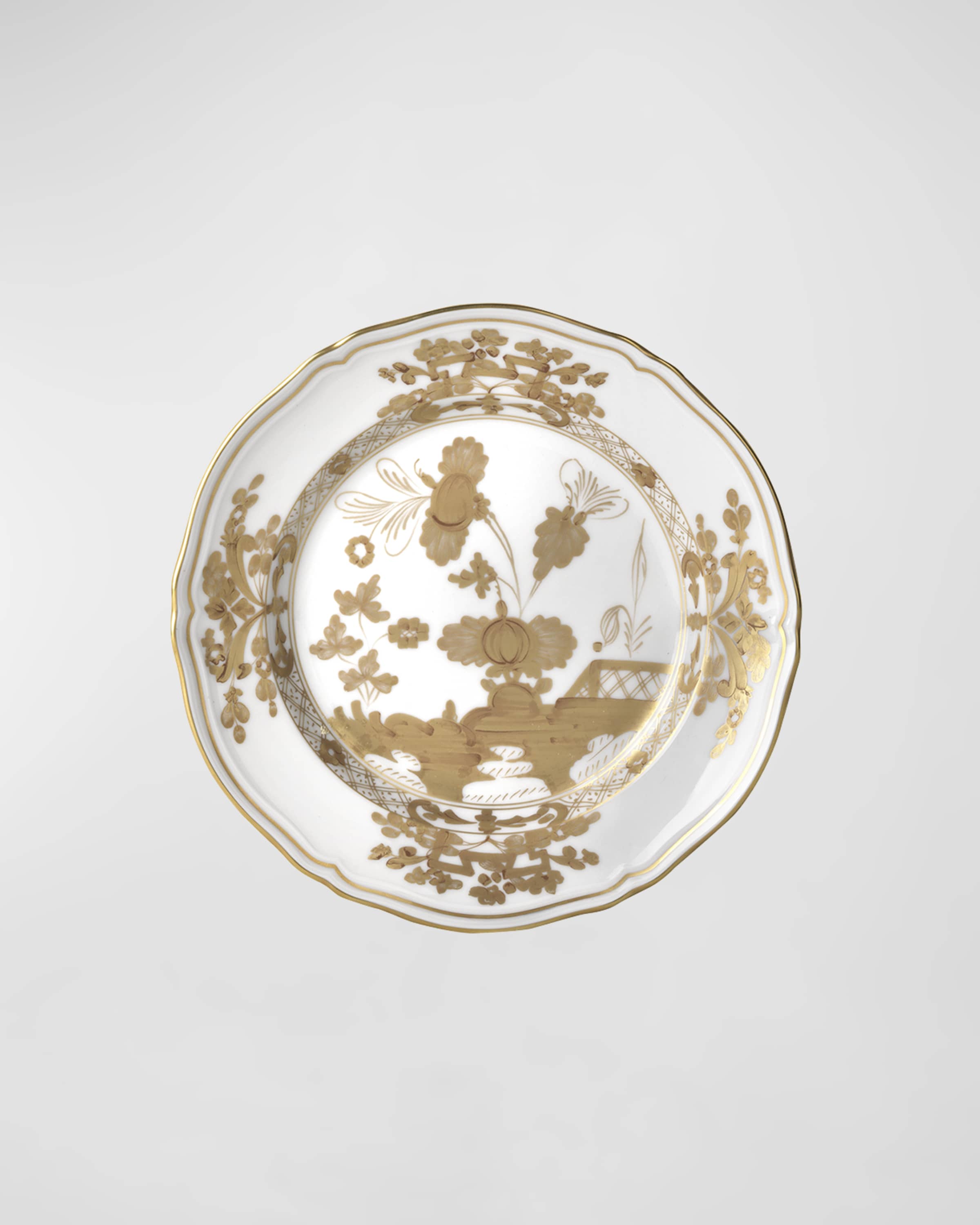 GINORI 1735 Oriente Italiano Aurum Dessert Plate 