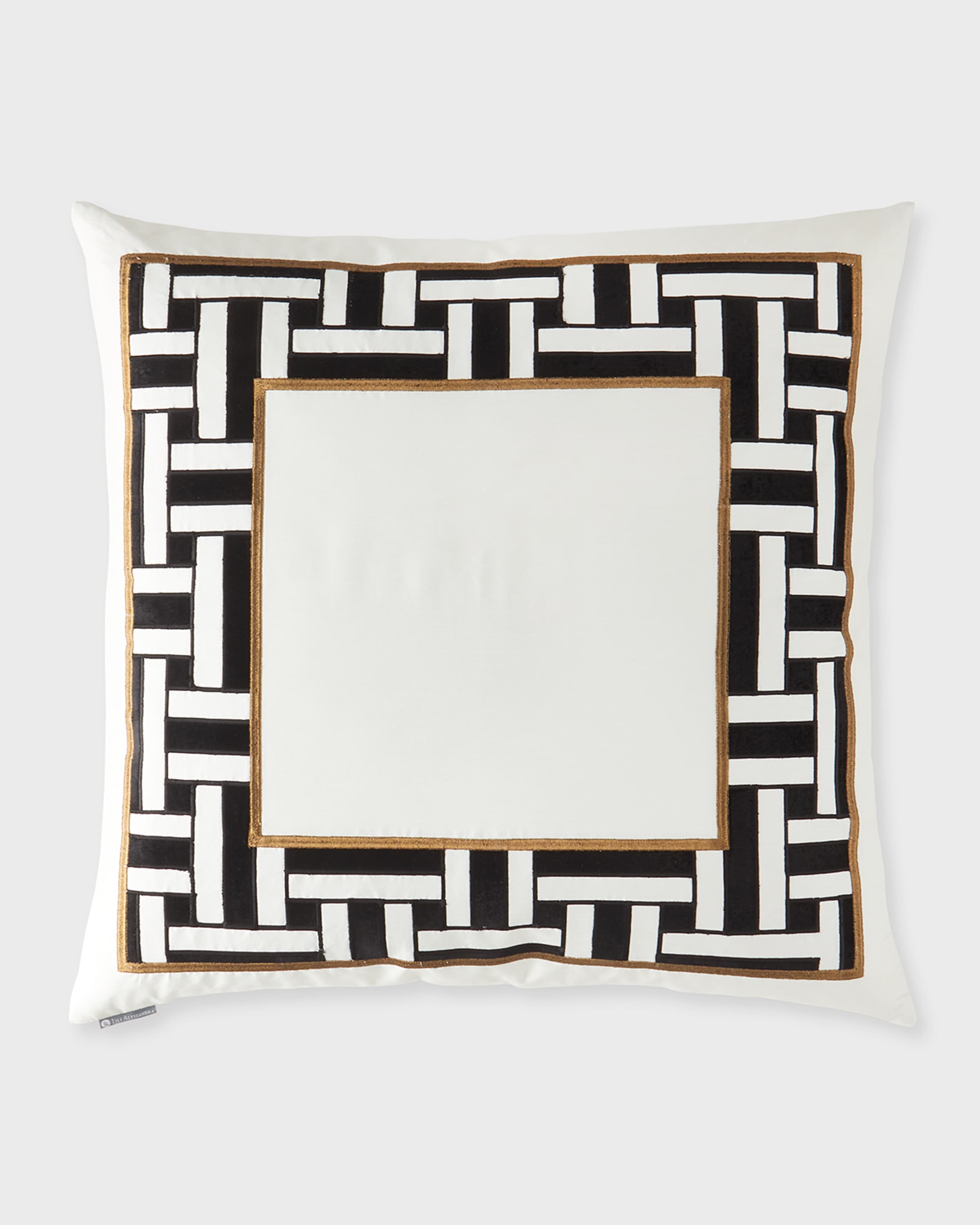 Lili Alessandra Tommy Euro Border Pillow