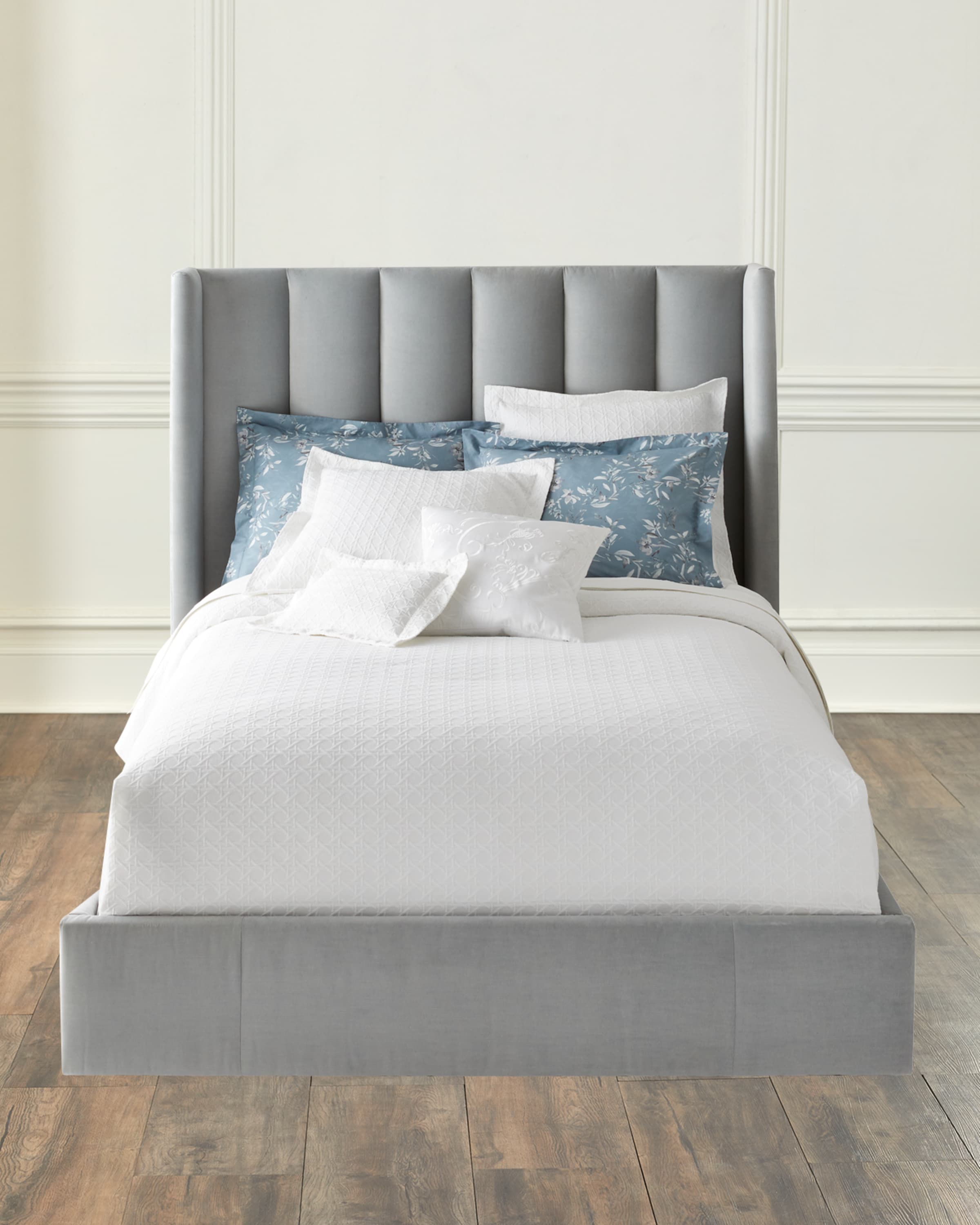 Romane Channel-Tufted King Bed