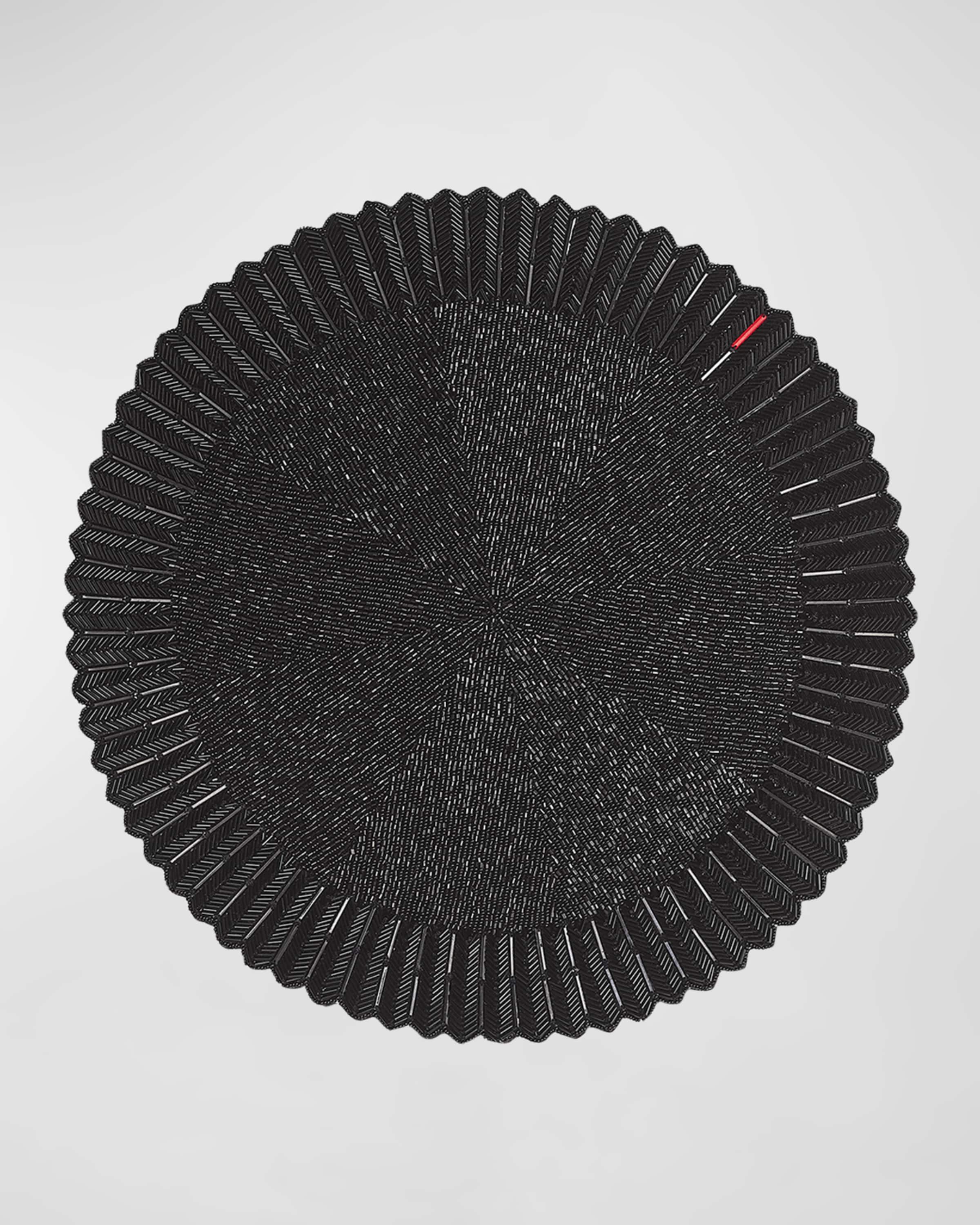 Baccarat x Kim Seybert Etoile Black Placemats, Set of 2