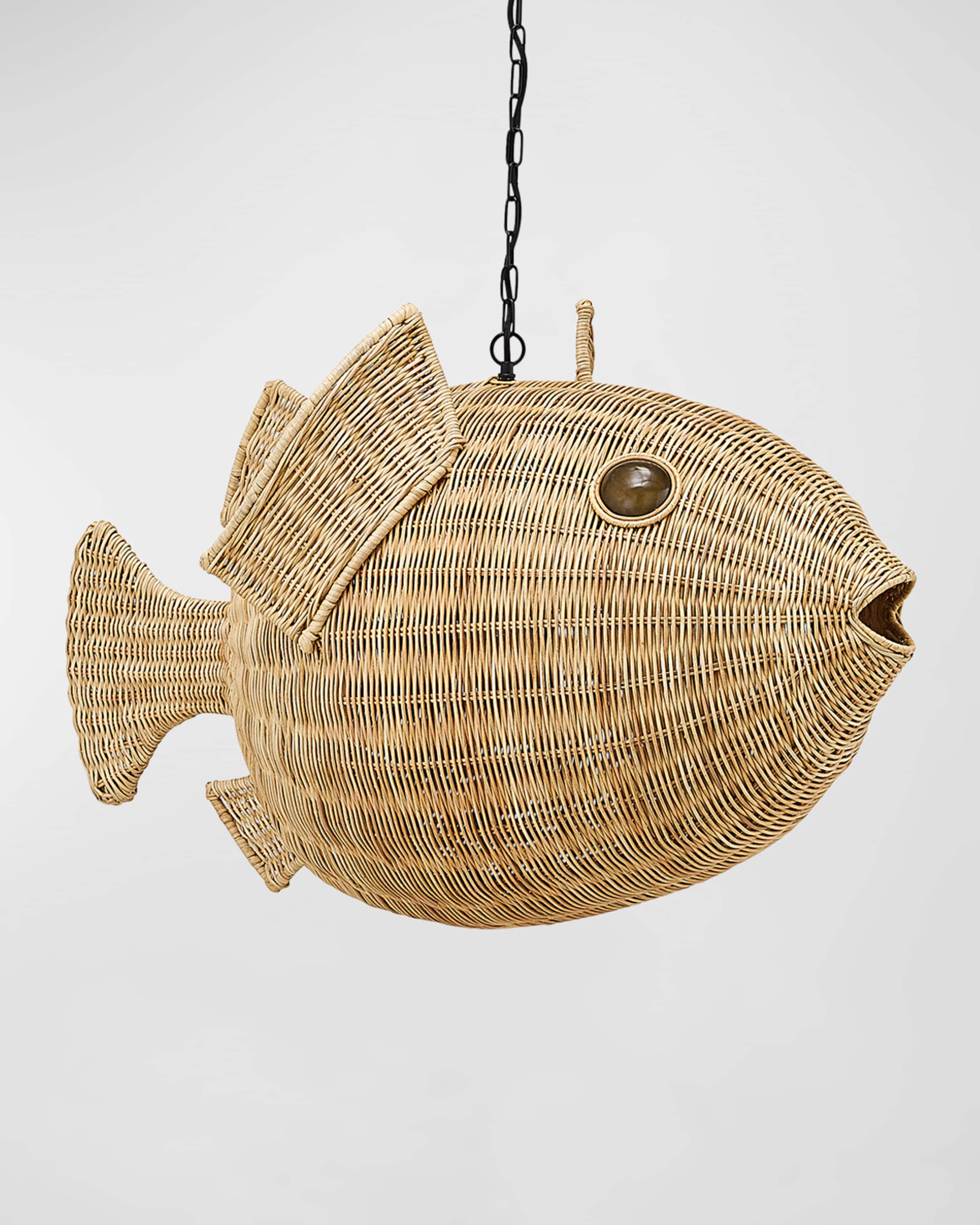 Jonathan Adler Wicker Blow Fish Collection & Matching Items | Horchow