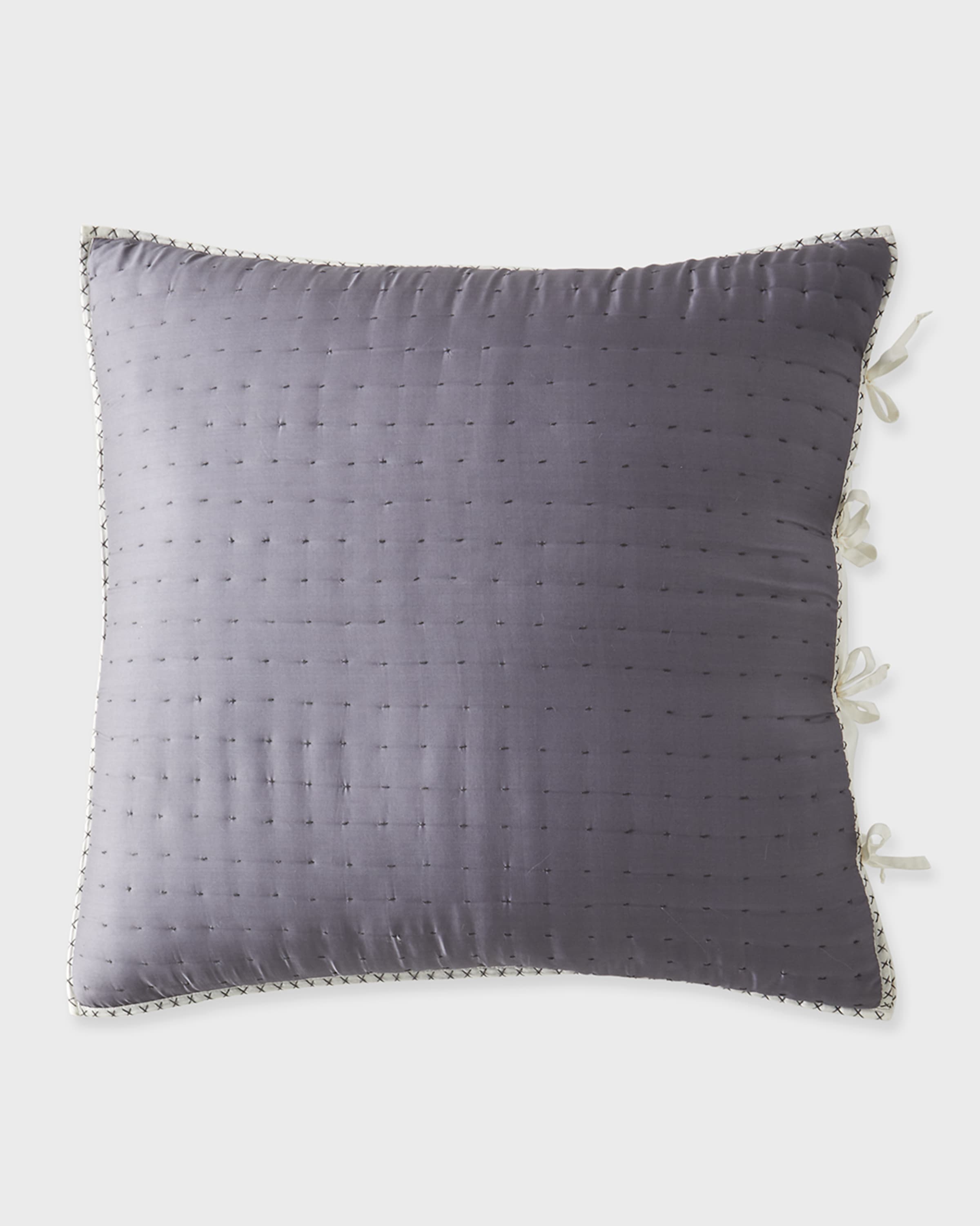 Designers Guild Chenevard Silver & Slate Euro Sham 