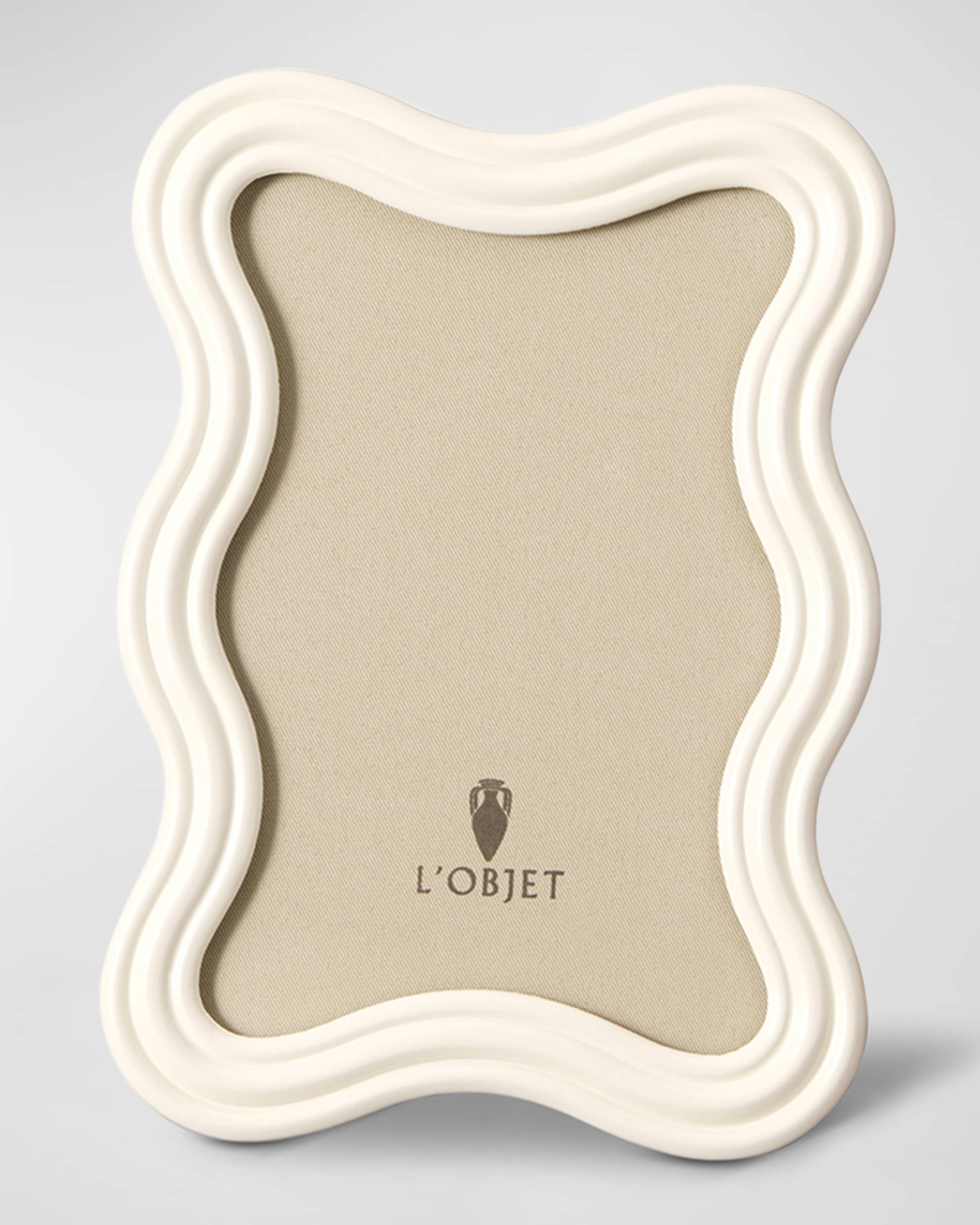 L'Objet Ripple Enamel Photo Frame, 4" x 6"