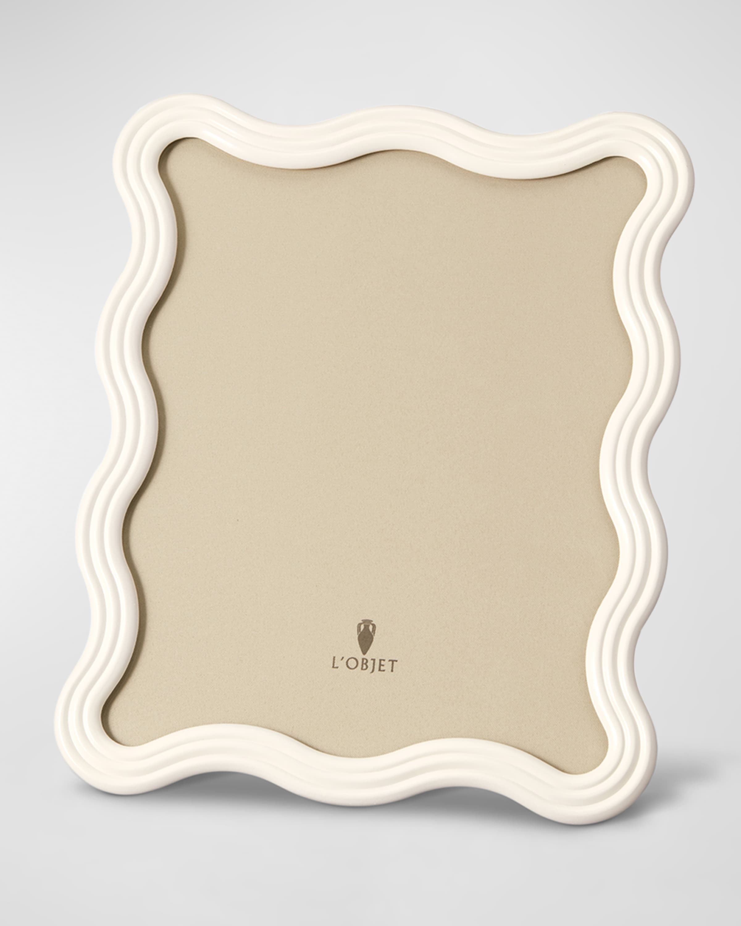 L'Objet Ripple Enamel Photo Frame, 8" x 10"