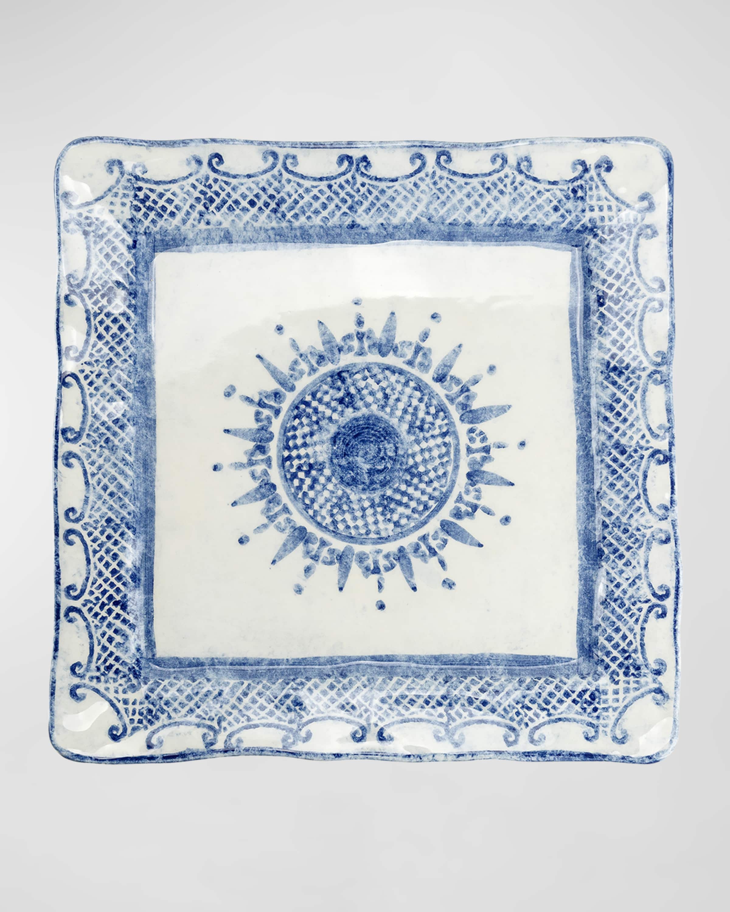 Arte Italica Burano Square Dinner Plate