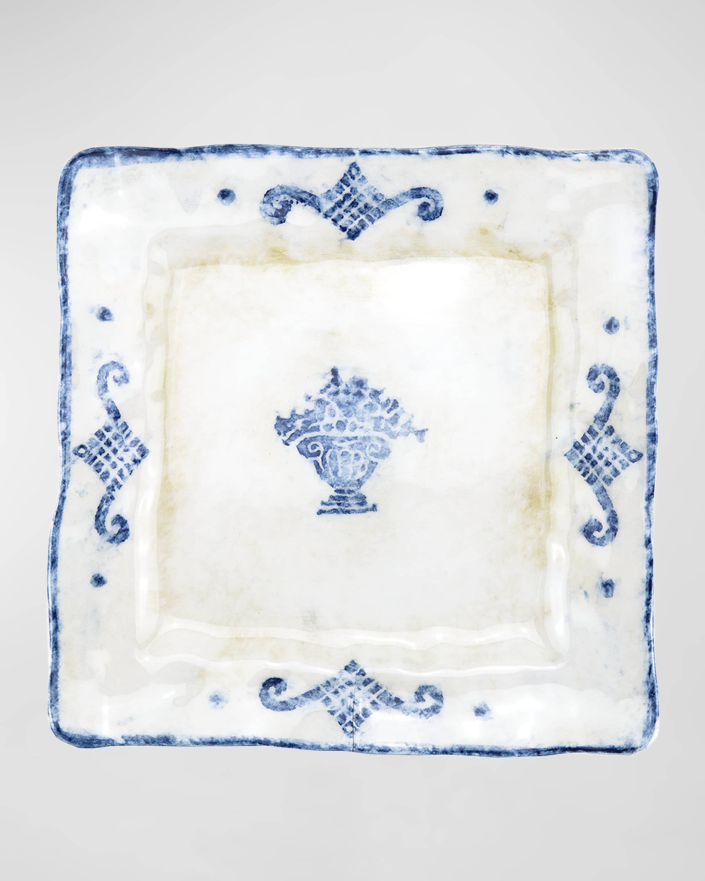 Arte Italica Burano Square Salad/Dessert Plate