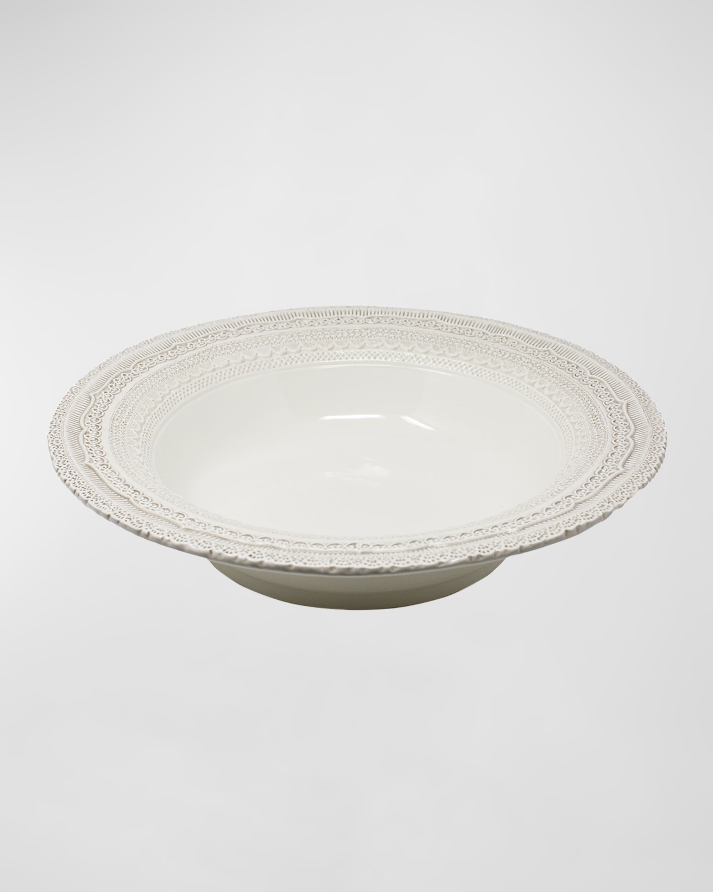 Arte Italica Finezza Cream Large Serving Bowl