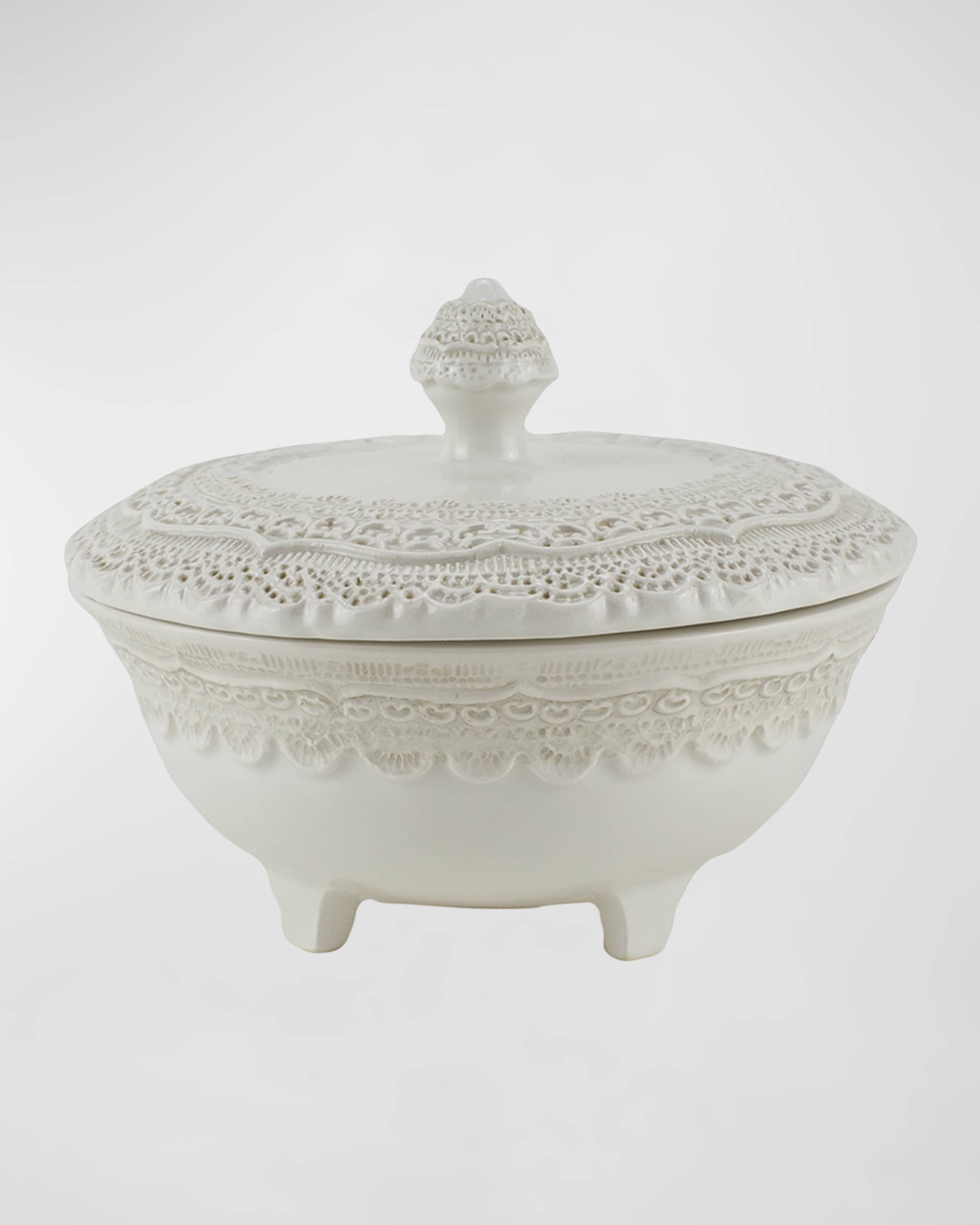 Arte Italica Finezza Cream Petite Covered Dish
