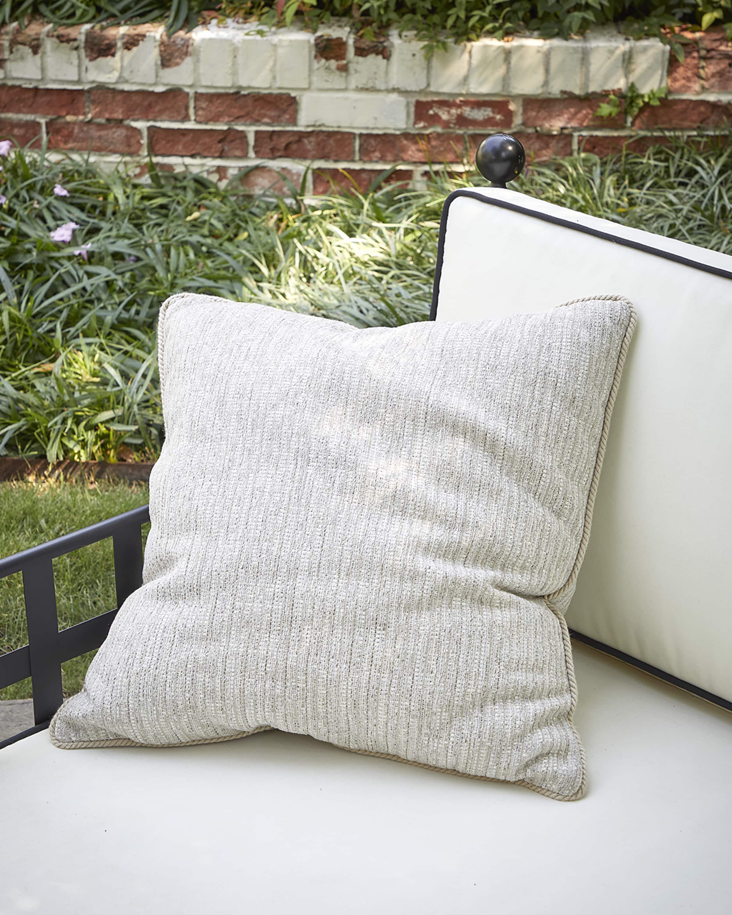 Elaine Smith Sumptuous Indoor/Outdoor Pillow, 20" Square