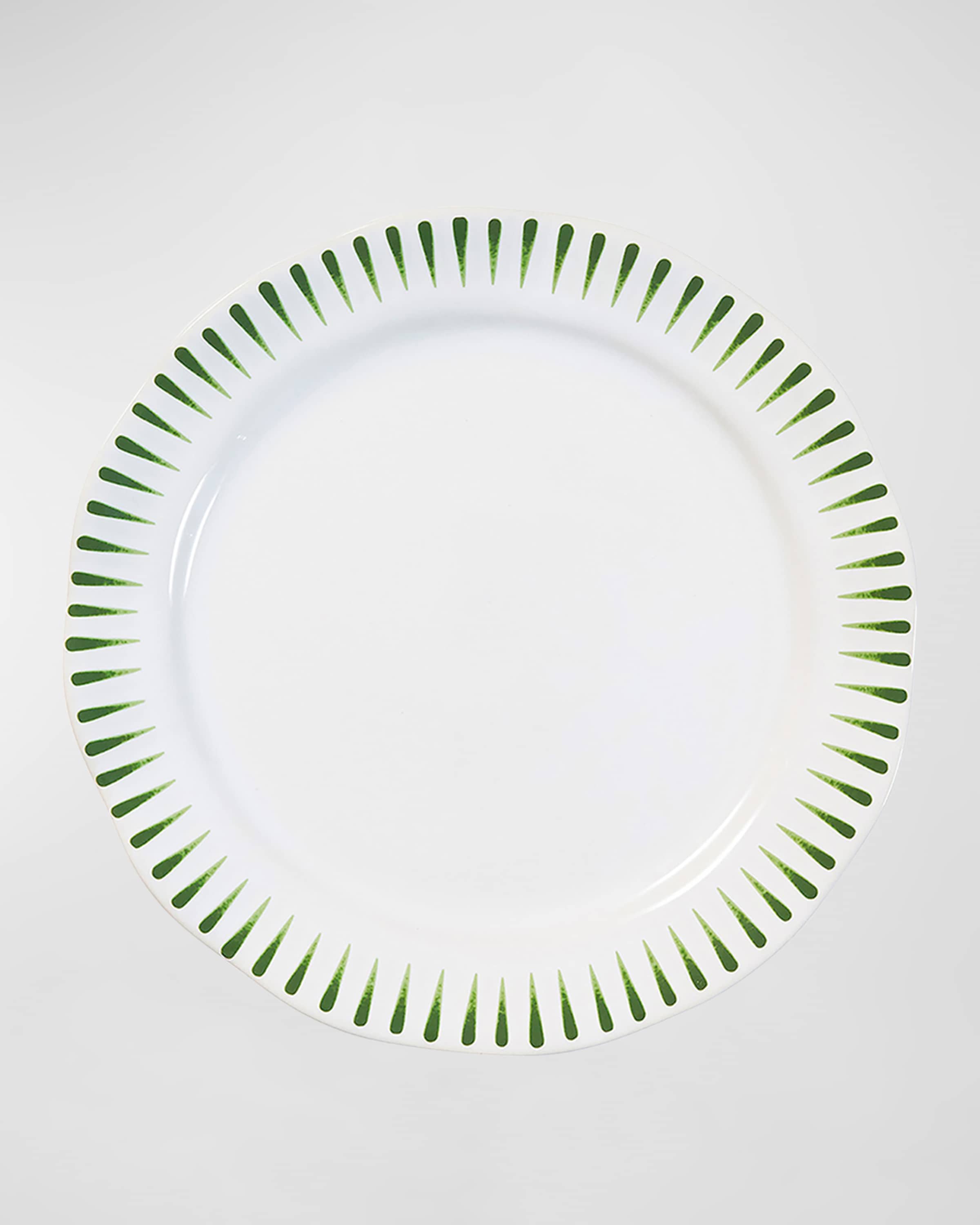 Juliska Sitio Stripe Basil Dessert/Salad Plate