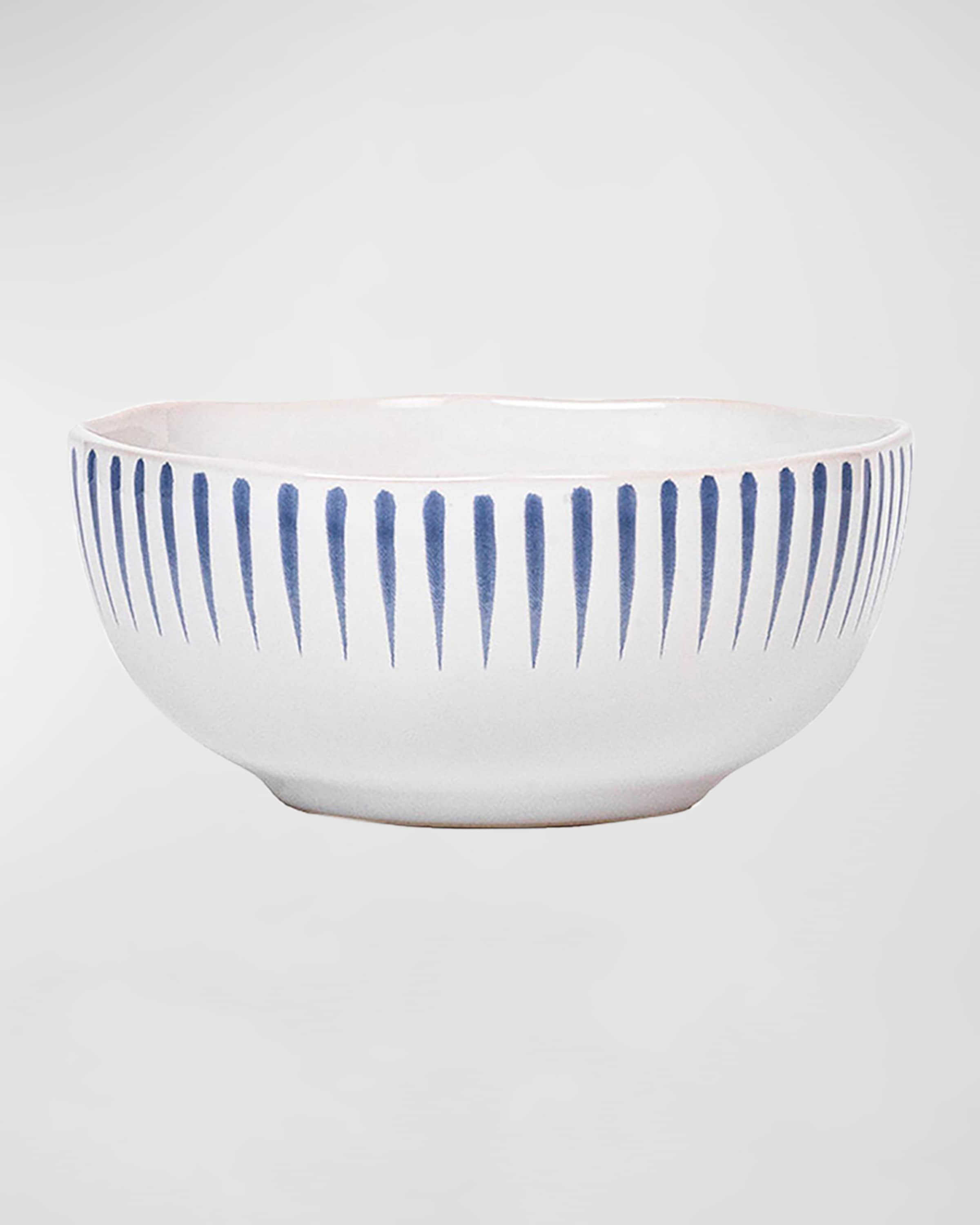 Juliska Sitio Stripe Delft Blue Cereal/Ice Cream Bowl 