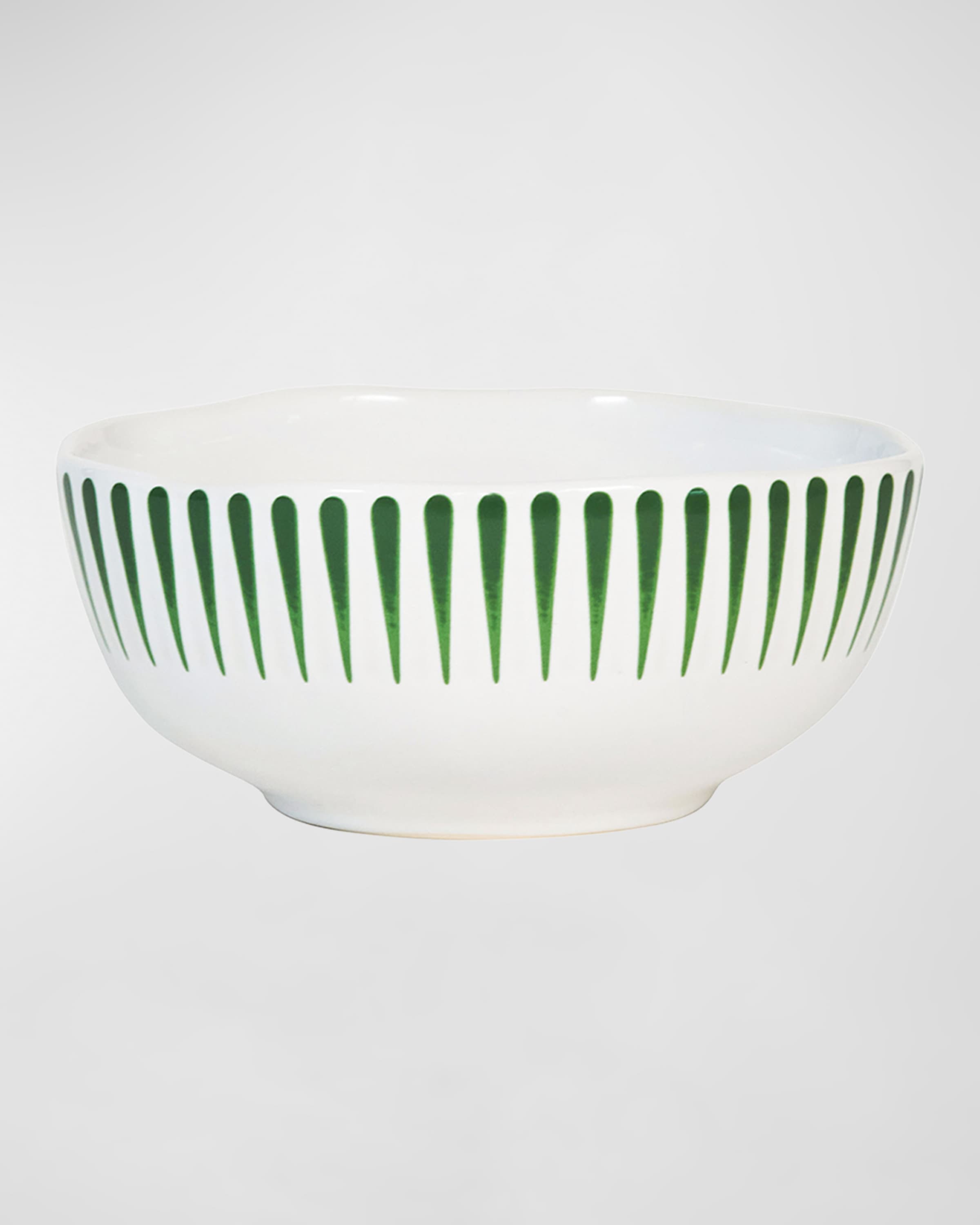 Juliska Sitio Stripe Basil Cereal/Ice Cream Bowl 