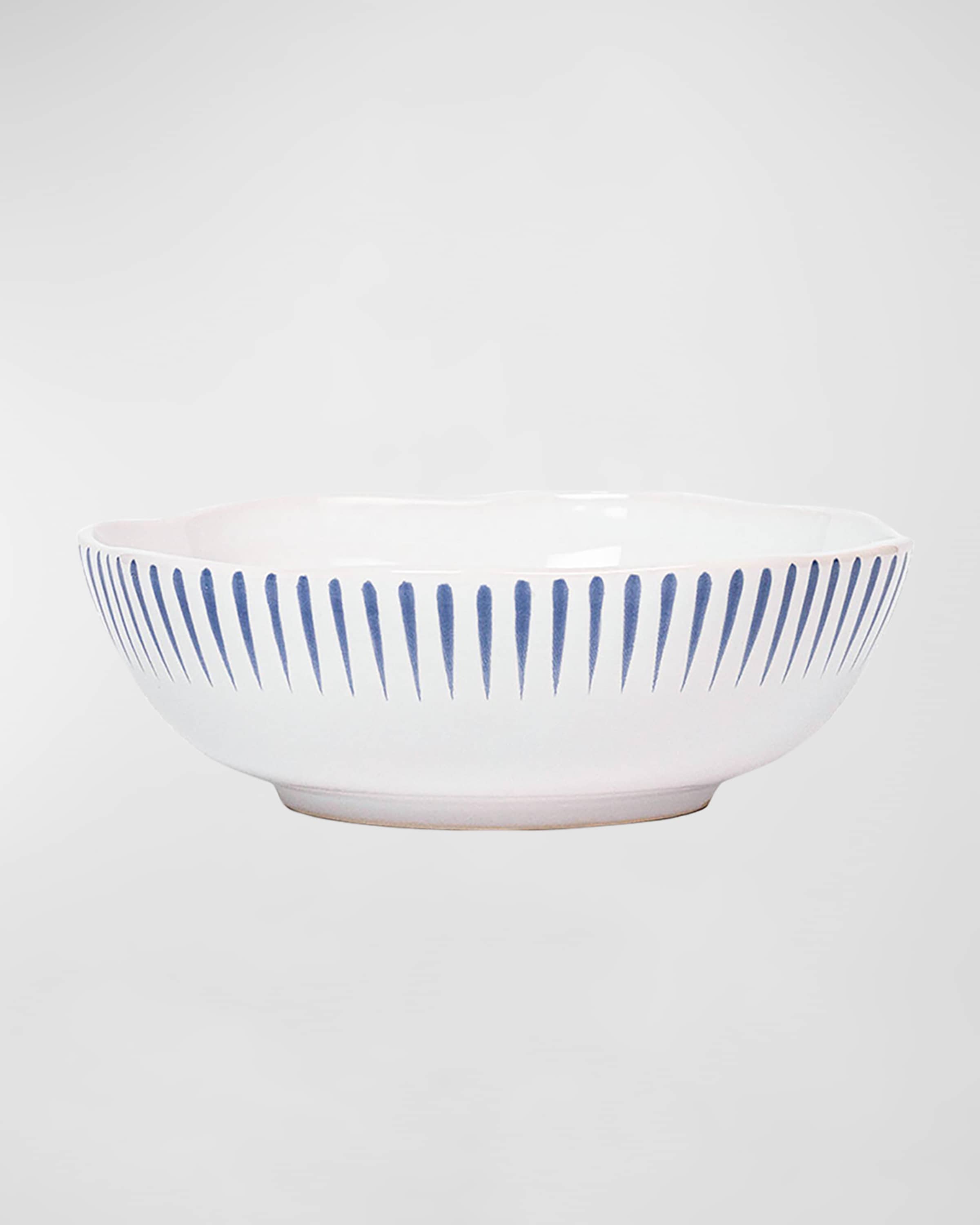 Juliska Sitio Stripe Delft Blue Coupe Bowl 