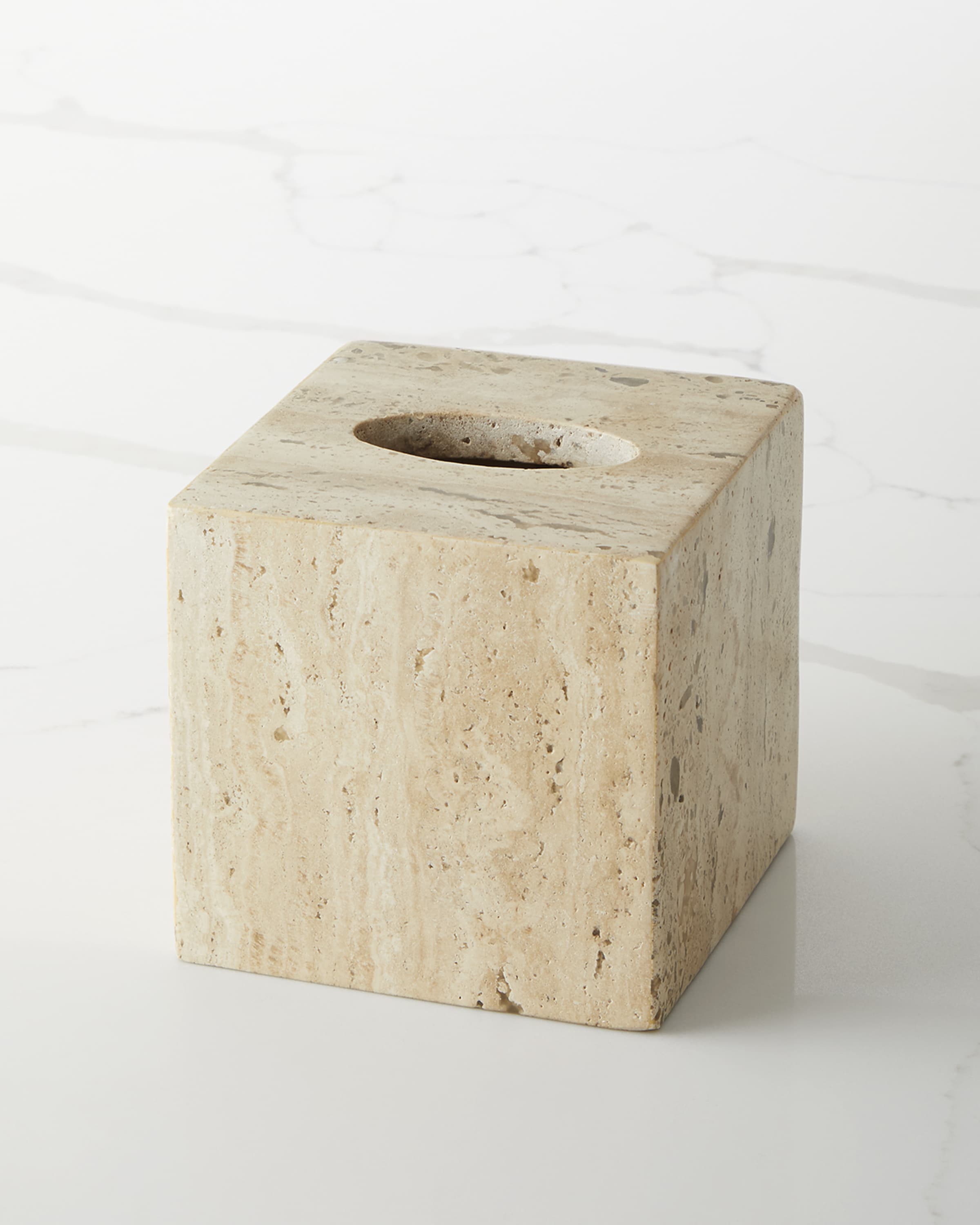 Pigeon and Poodle Bowen Tissue Box, Natural