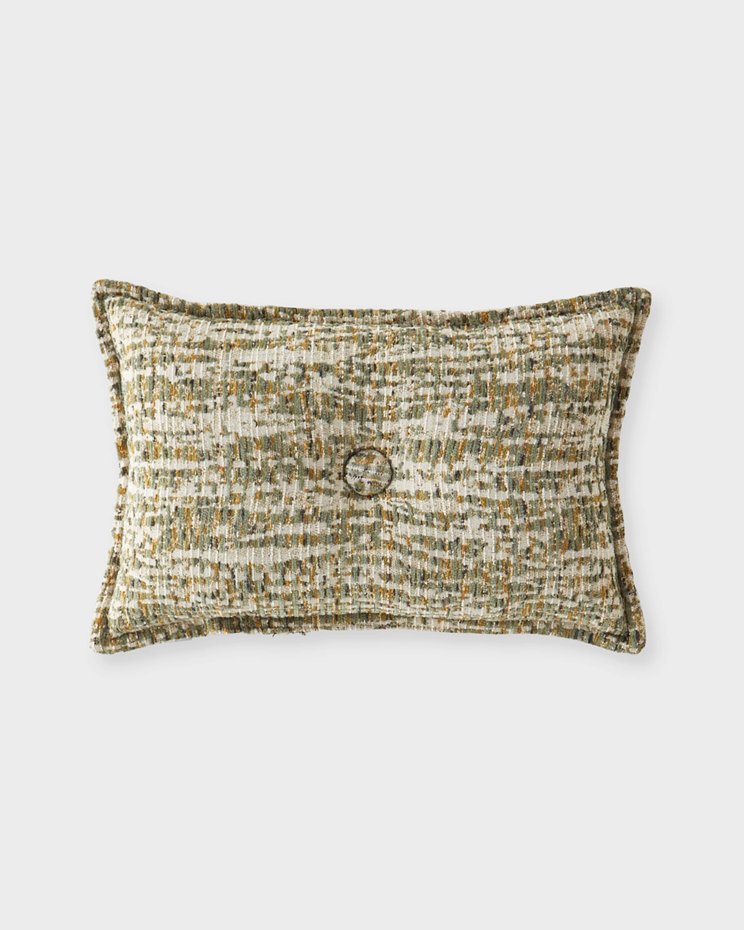 Sherry Kline Home Bryson Button Boudoir Pillow, 14" x 20"