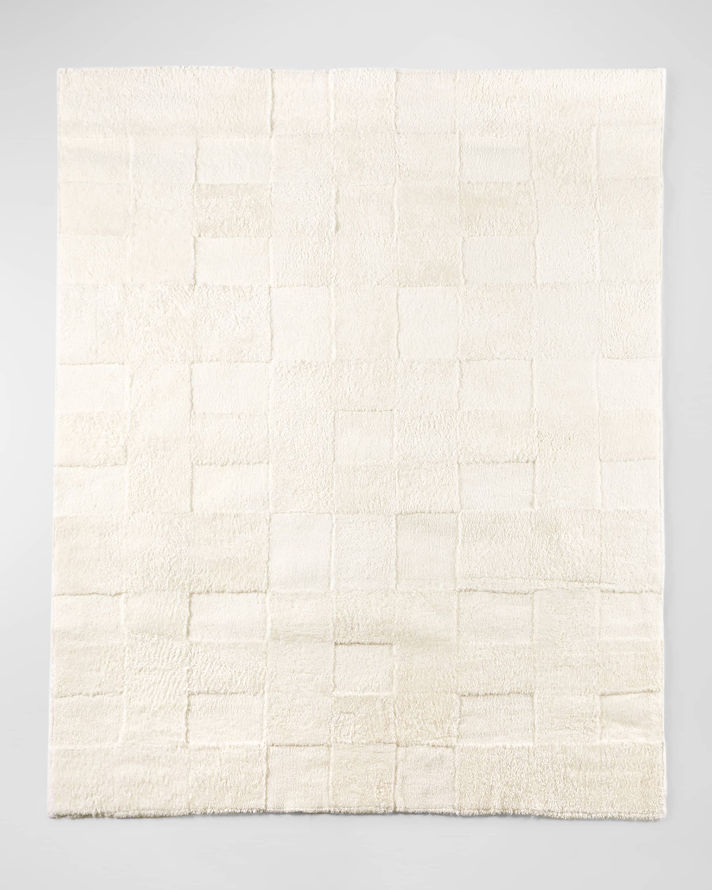 Four Hands Patchwork Shearling Rug, 8' x 10'