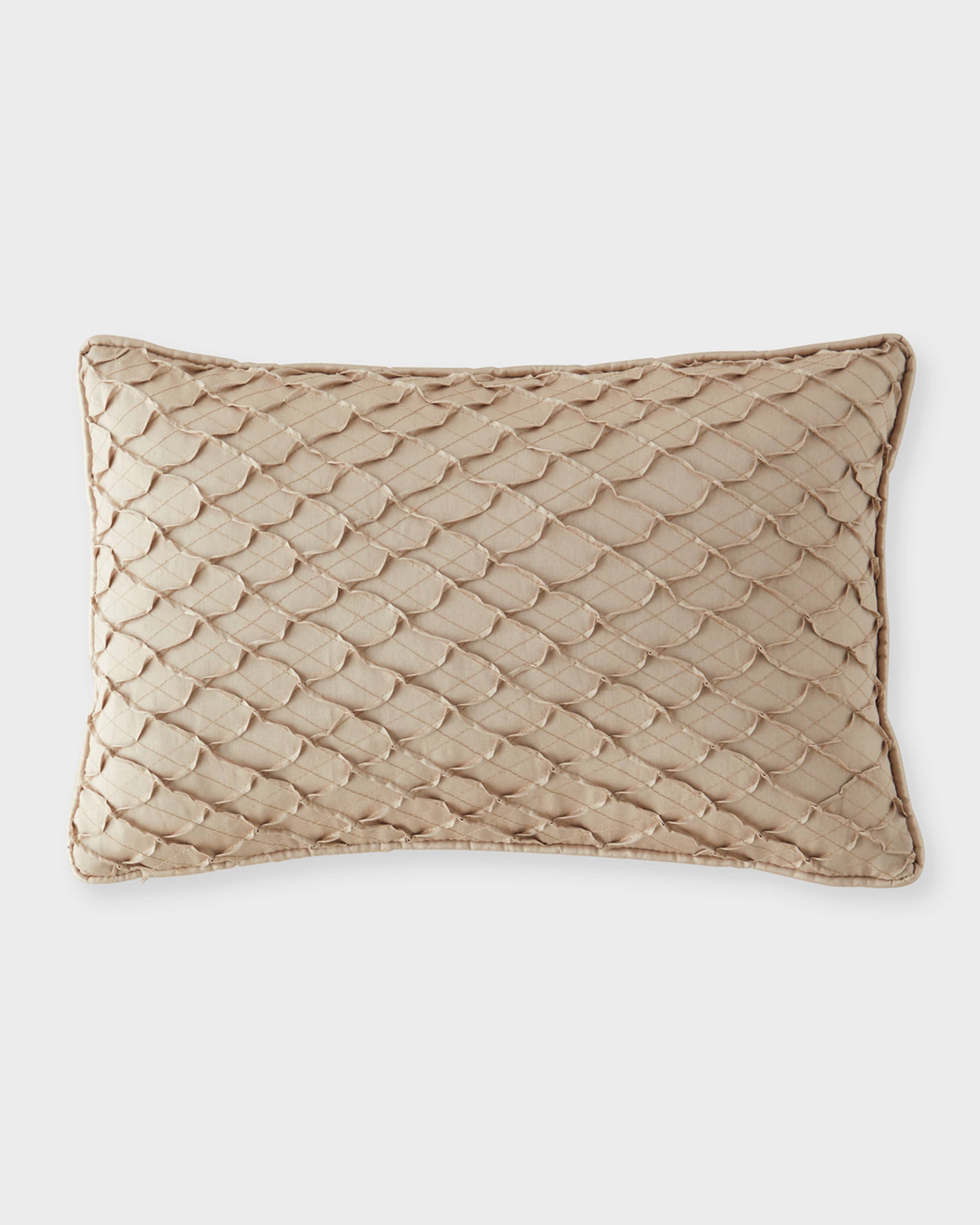 Austin Horn Collection Imperial Diamond Boudoir Pillow, 13" x 19"