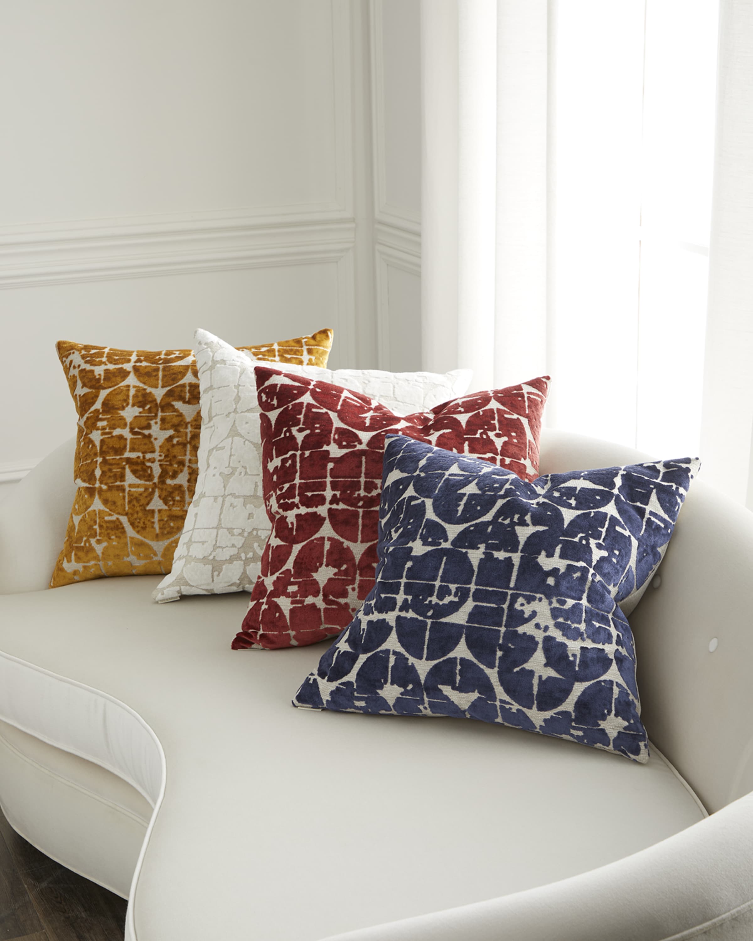 D.V. KAP Home Bravura Pillow, 24" Square