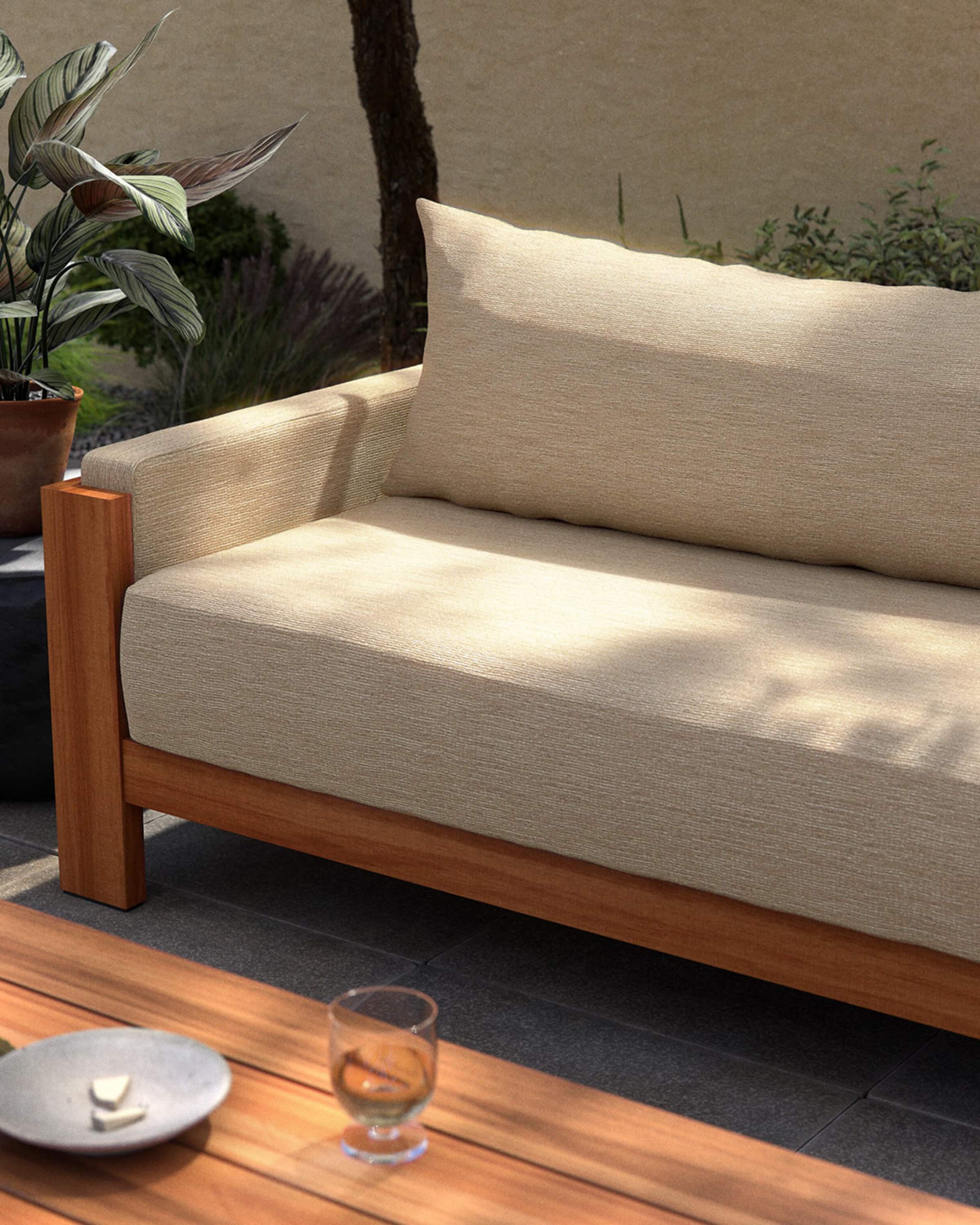 Four Hands Chapman Outdoor Sofa, 106" 