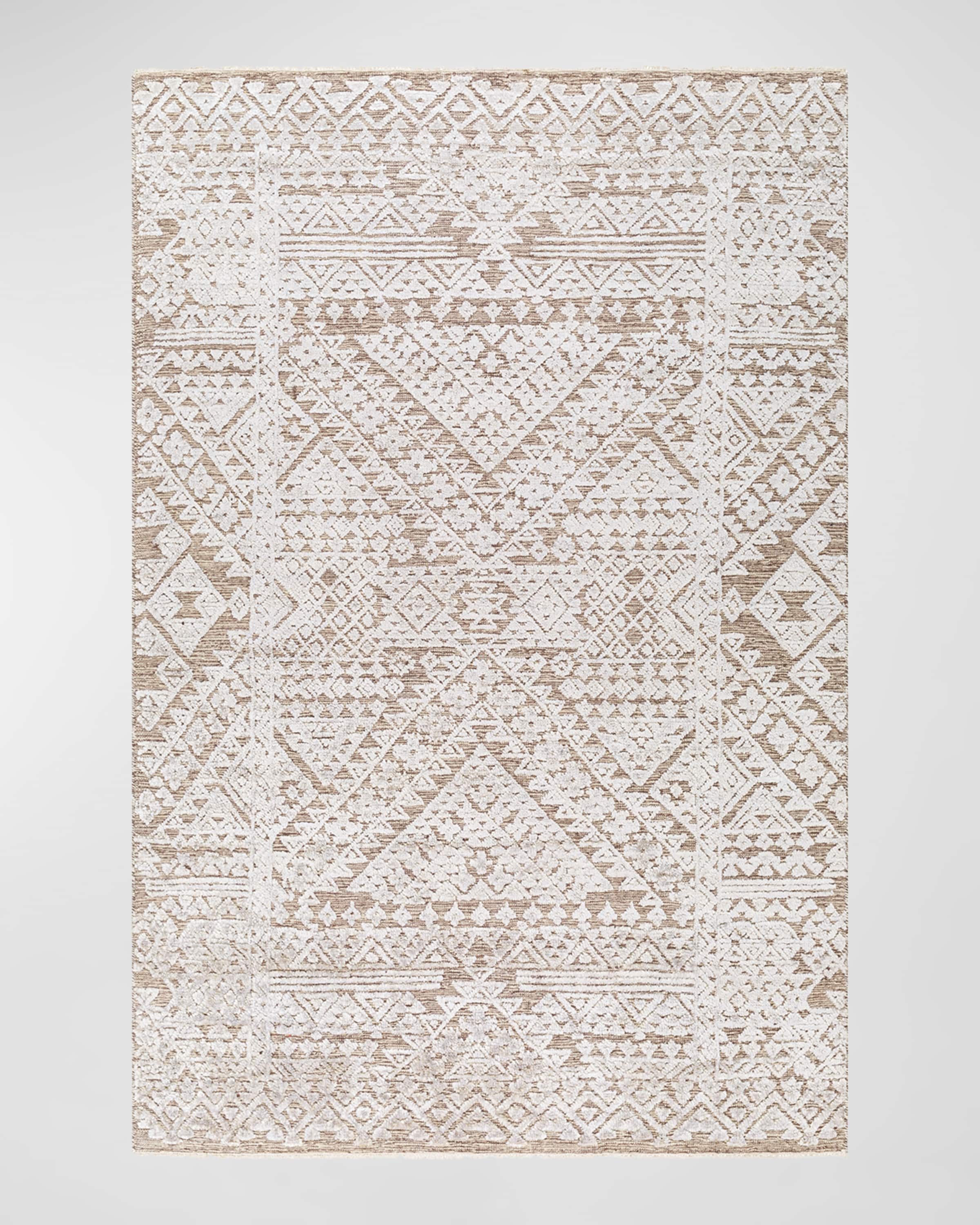 Surya Rugs Amina Dark Beige Hand-Knotted Rug, 9' x 12'