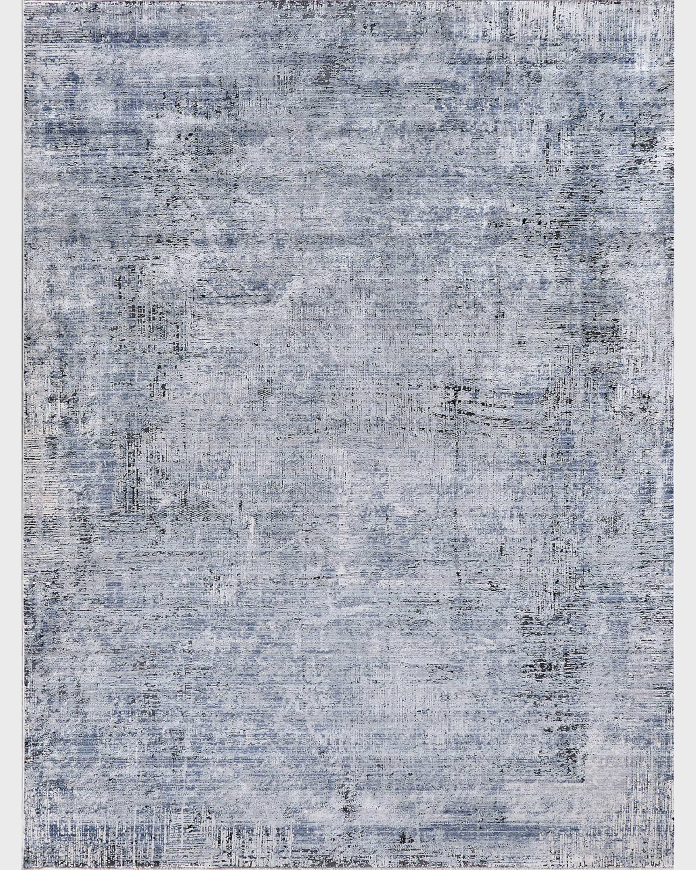 Exquisite Rugs Intrigue Power-Loomed Blue & Gray Rug, 8' x 10'