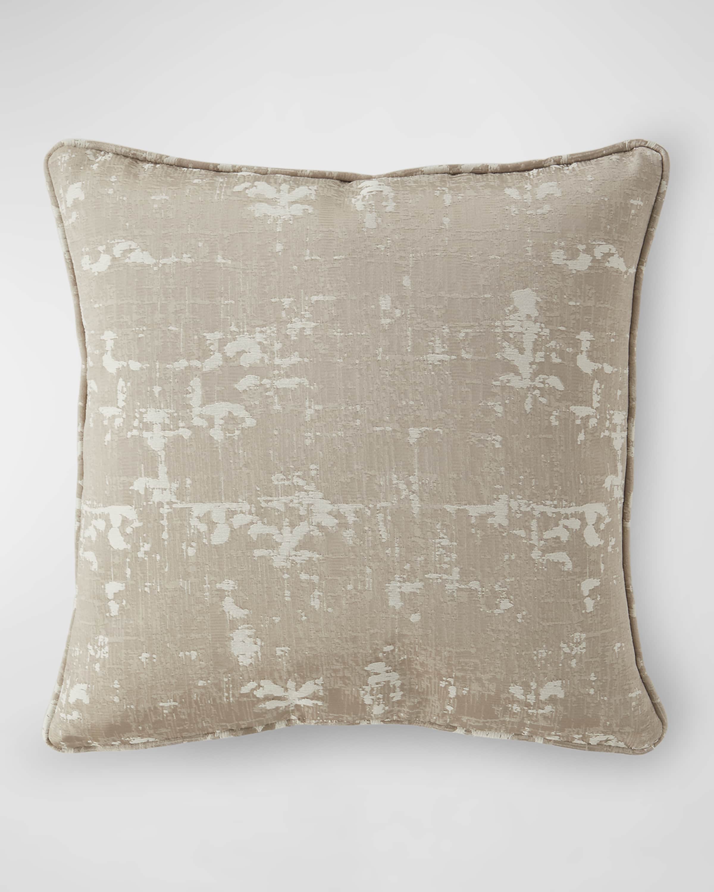 Olivia Quido Ava Champagne Pillow, 20" Square 