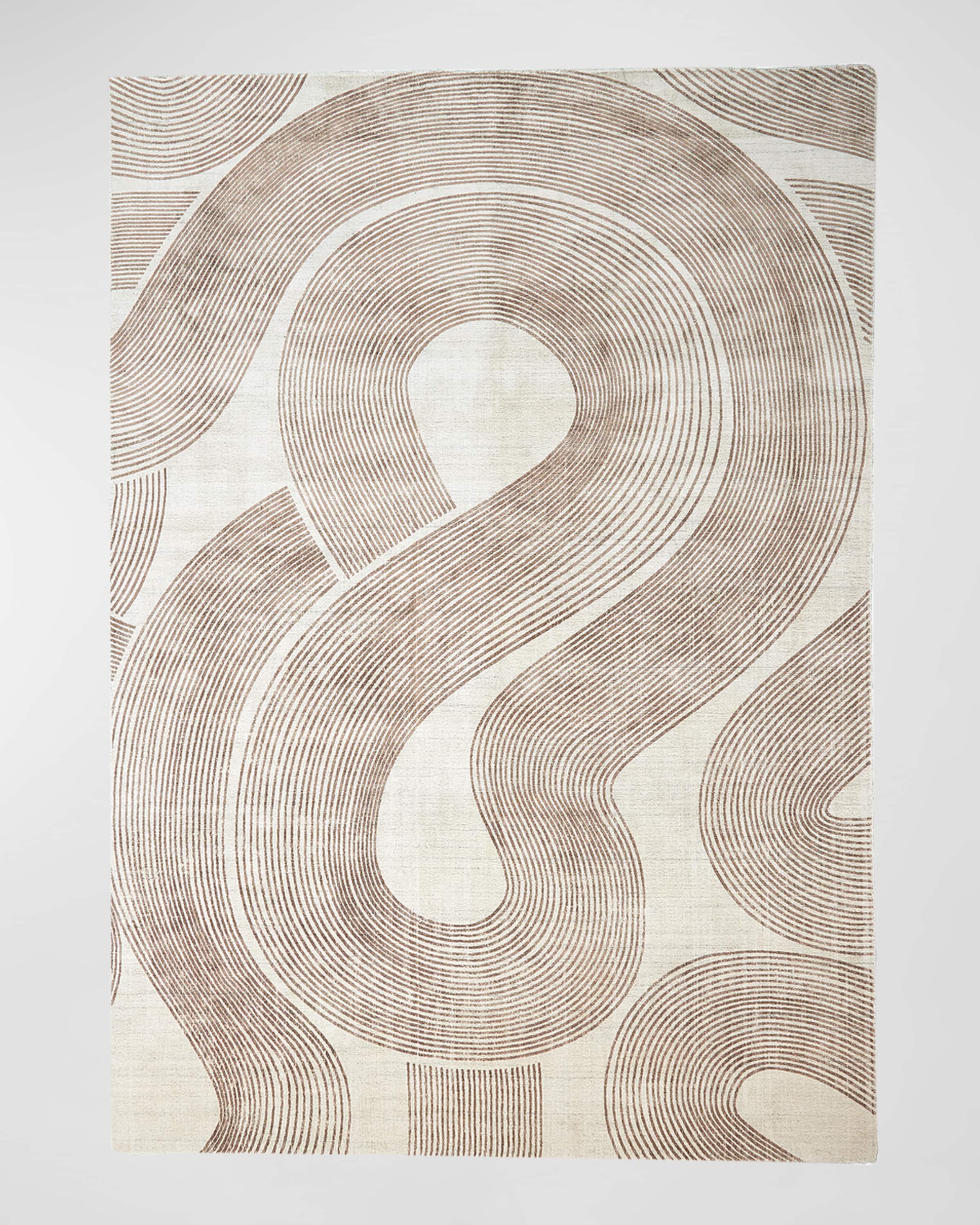 Global Views Wander Machine-Woven Rug, 6' x 9'