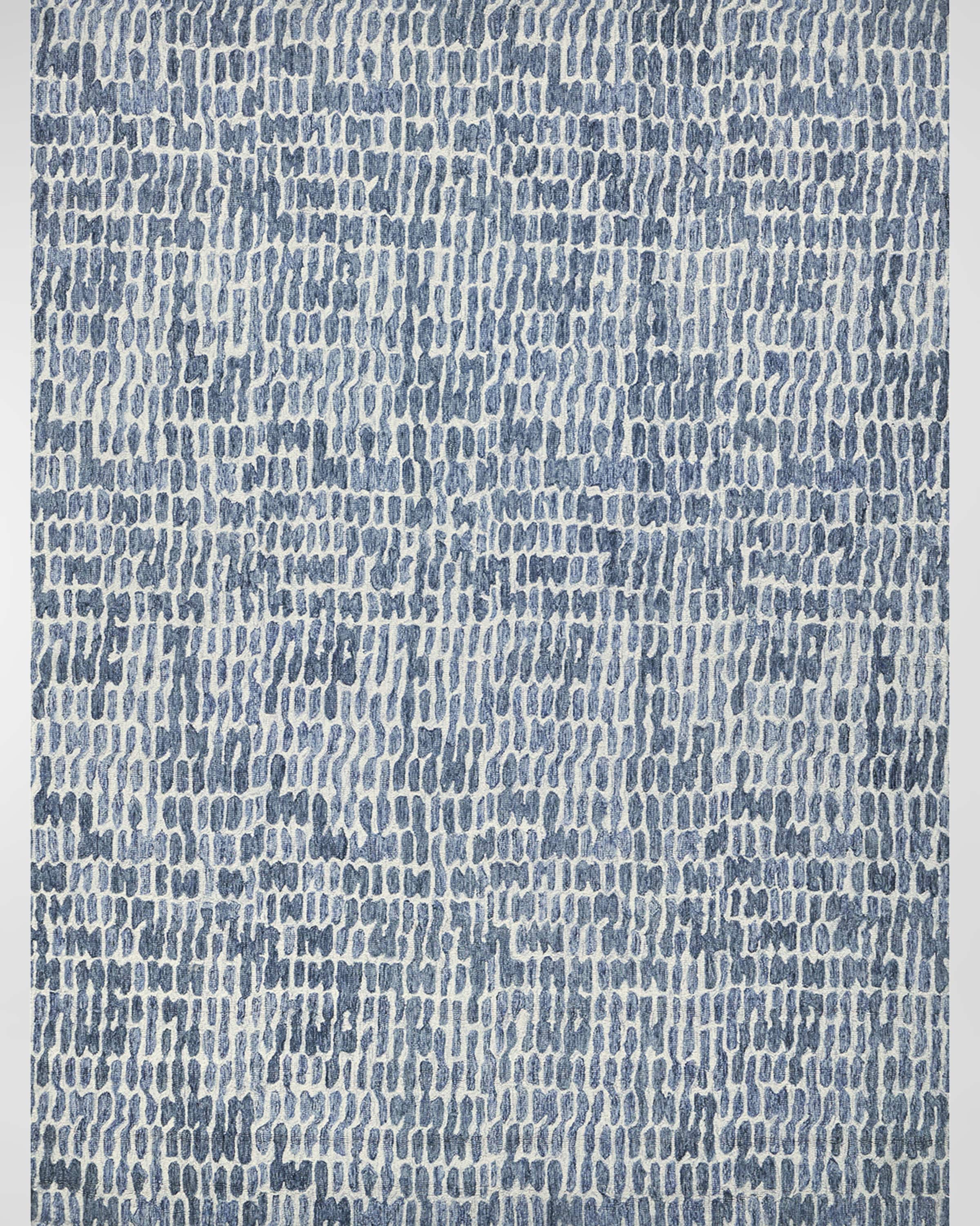 Exquisite Rugs Ink Blot Hand-Tufted Rug, 6' x 9'