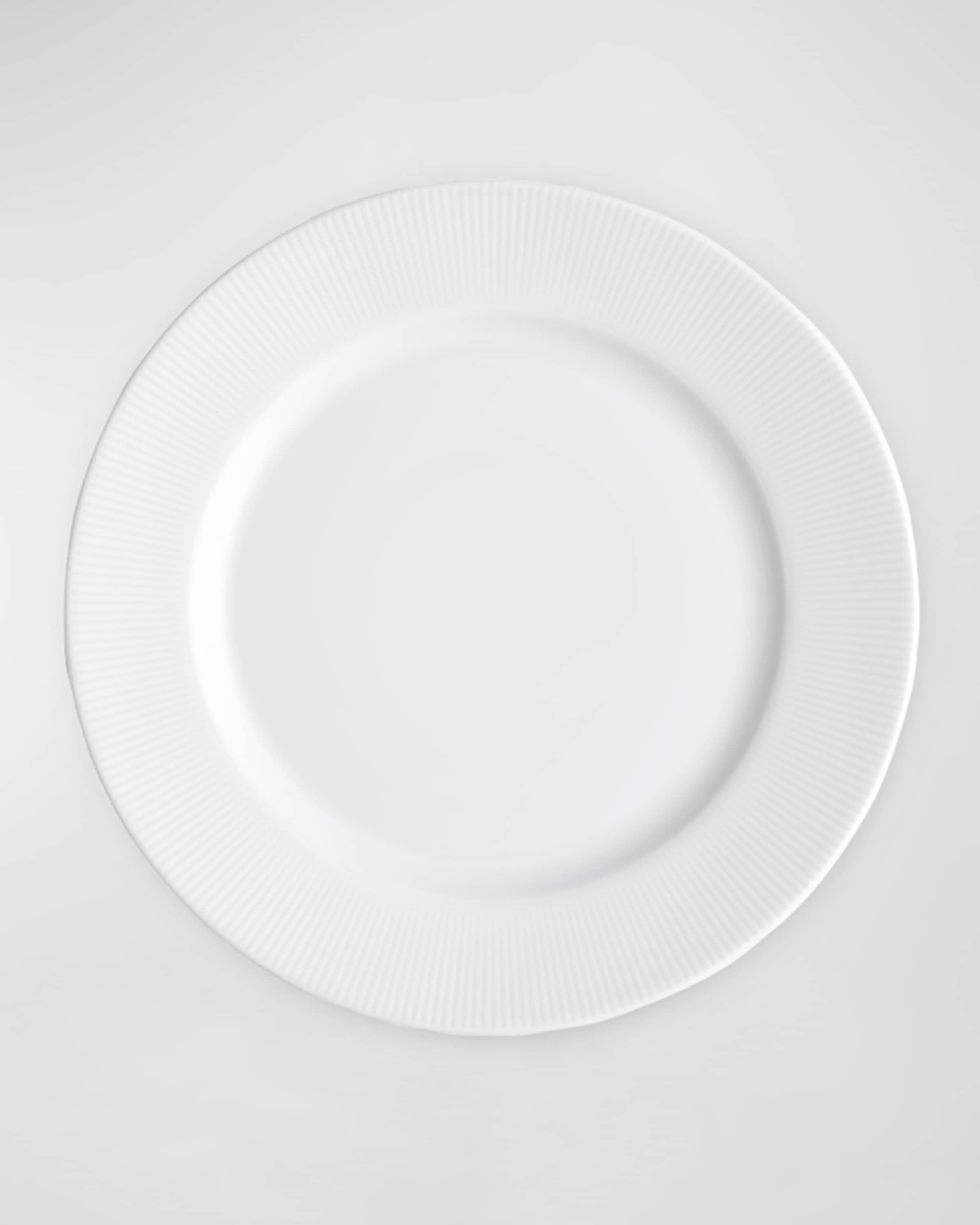 PILLIVUYT Eventail 8.5" Rimmed Plate, Set of 4
