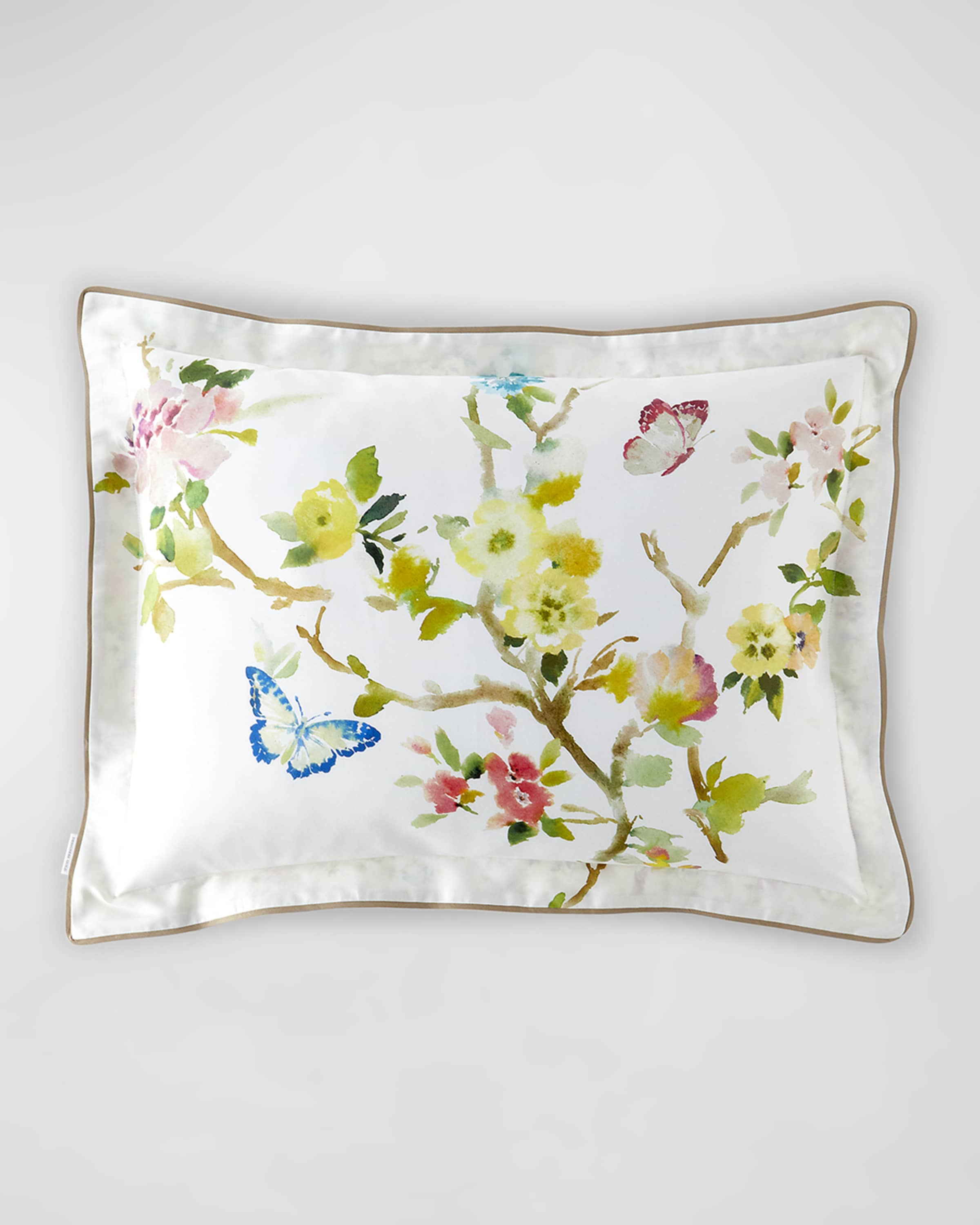 Designers Guild Fiore d'Acqua Peony Reversible King Sham