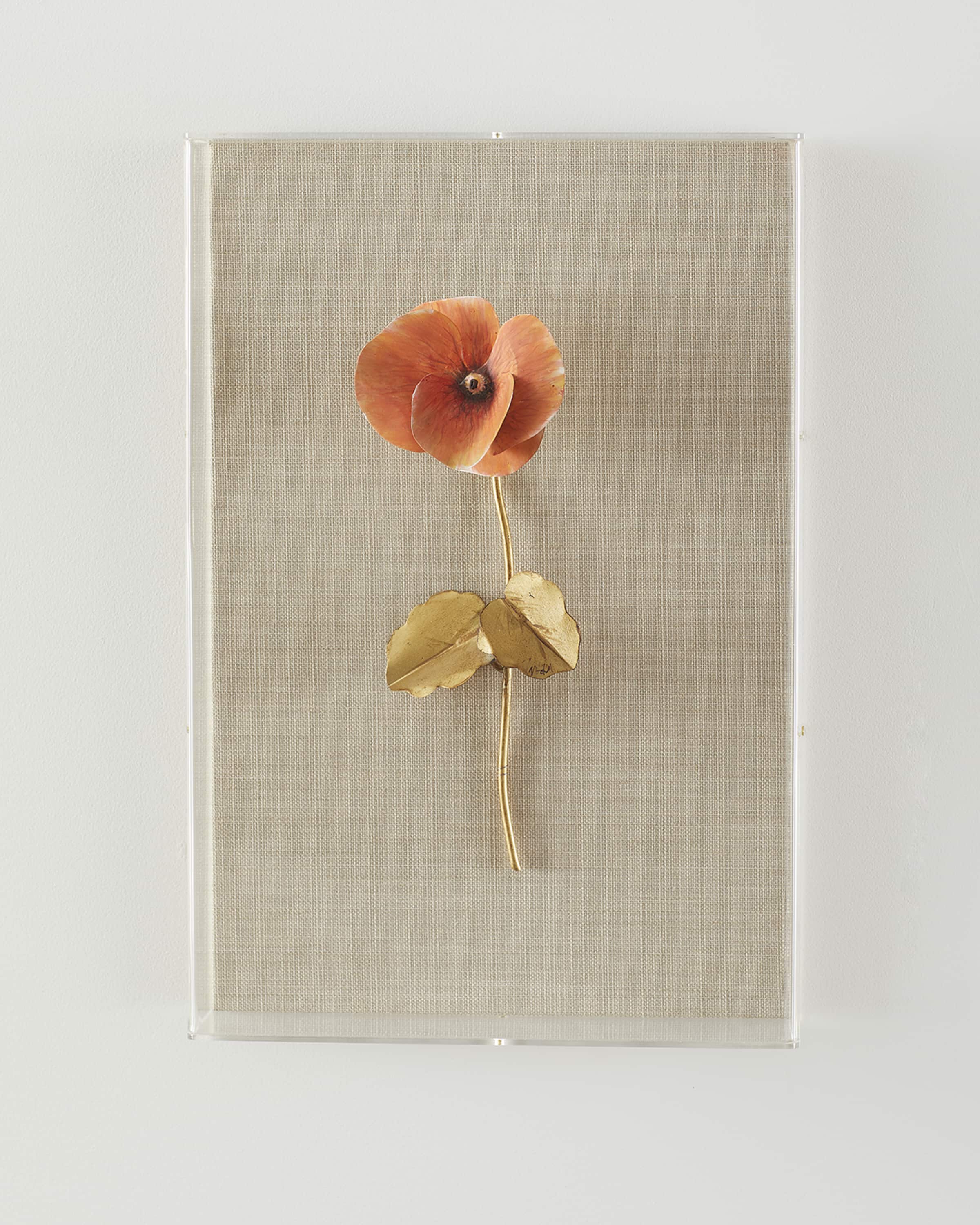 Tommy Mitchell "Pansy Study 1" Wall Art