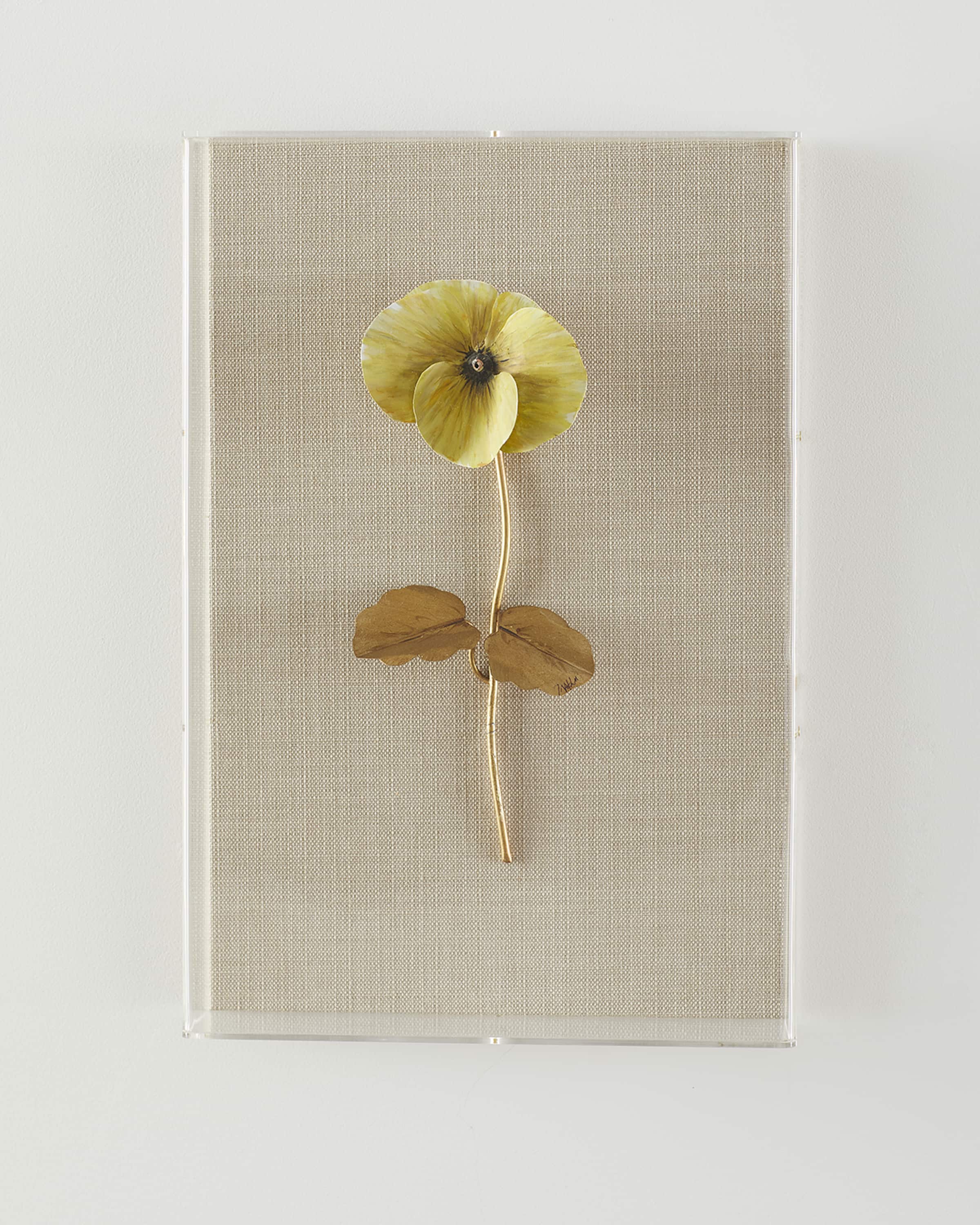 Tommy Mitchell "Pansy Study 2" Wall Art