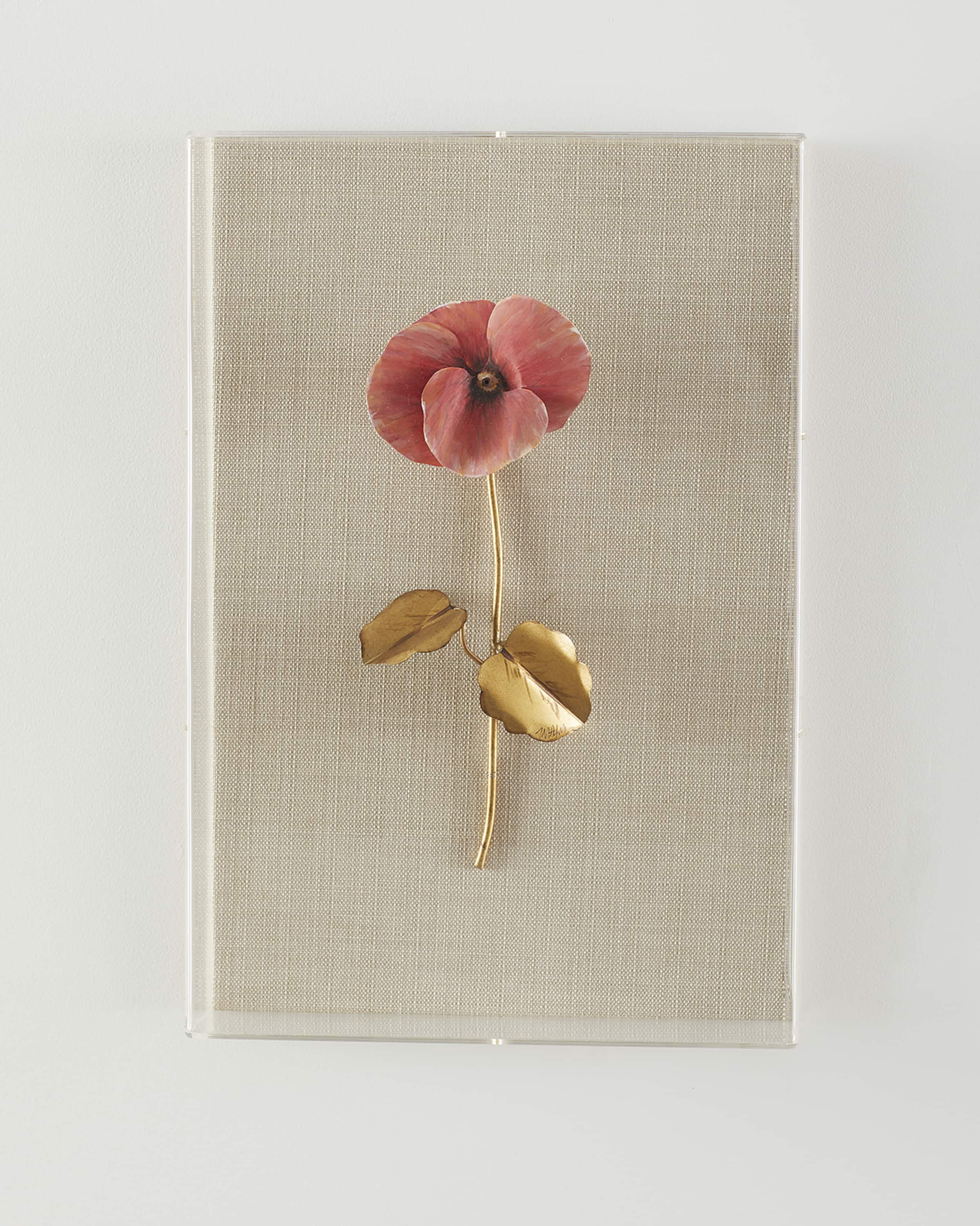 Tommy Mitchell "Pansy Study 3" Wall Art
