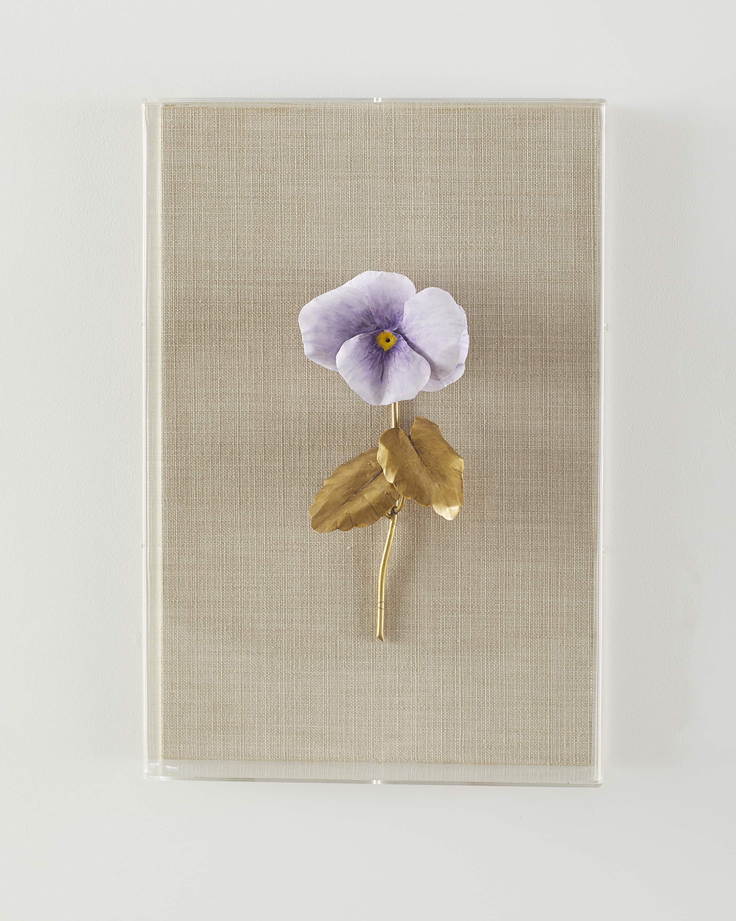 Tommy Mitchell "Pansy Study 4" Wall Art