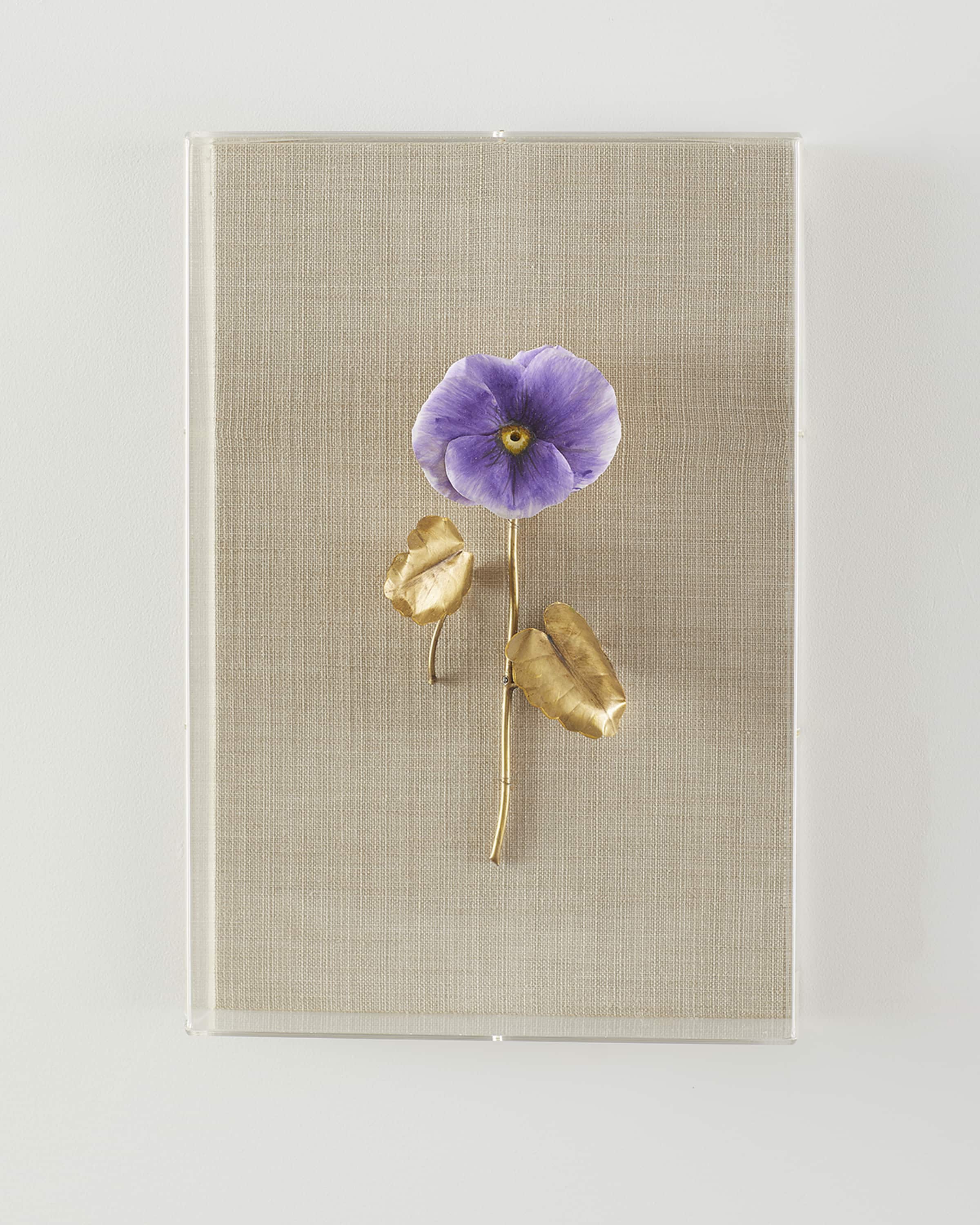 Tommy Mitchell "Pansy Study 5" Wall Art