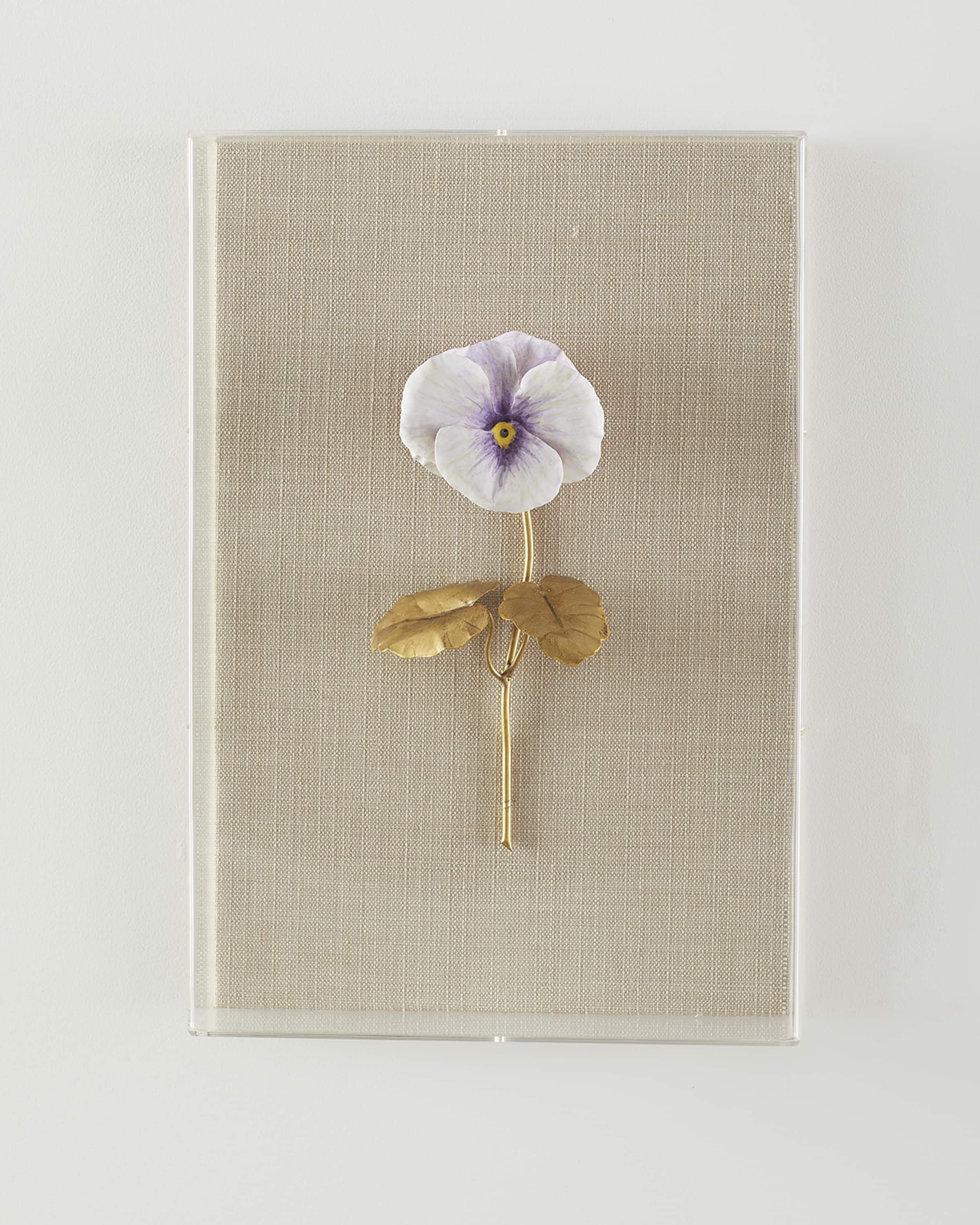 Tommy Mitchell "Pansy Study 6" Wall Art